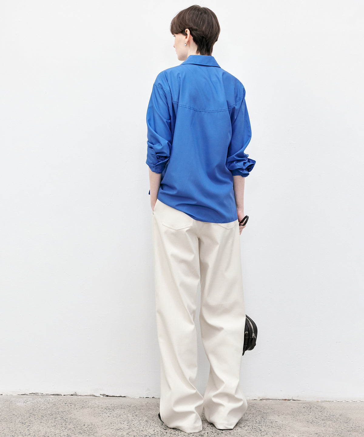 Multi-Way Oversized Collar Shirt