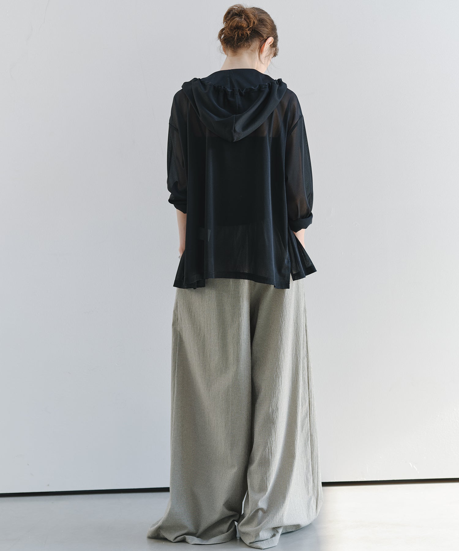 「7月上旬~中旬出荷」Textured Wide Easy Pants