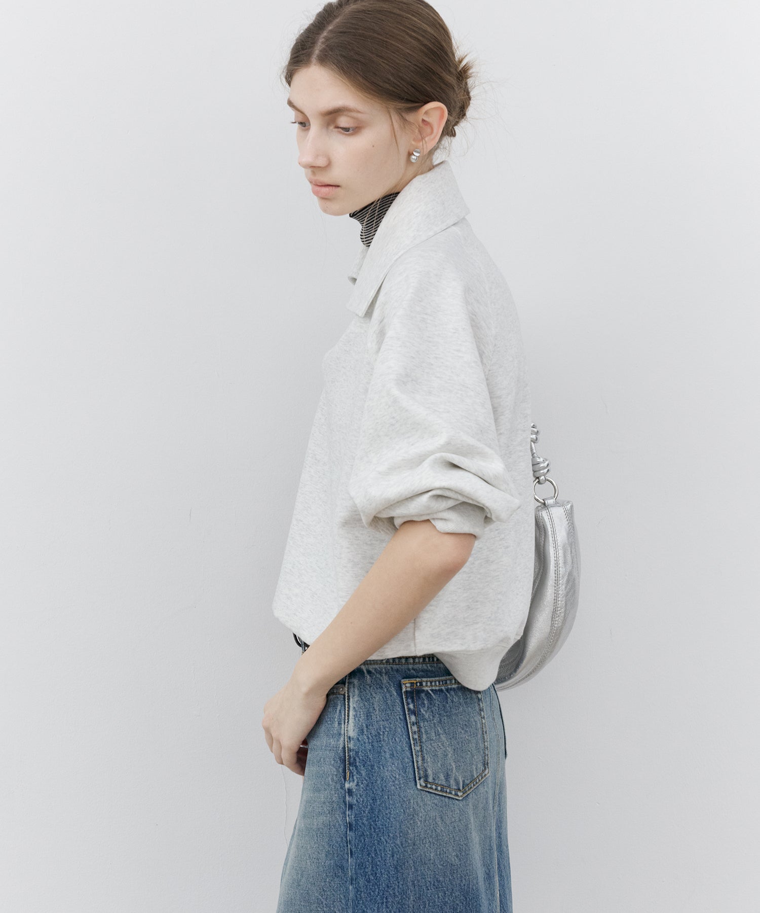 Polo Collar Skipper Sweatshirt