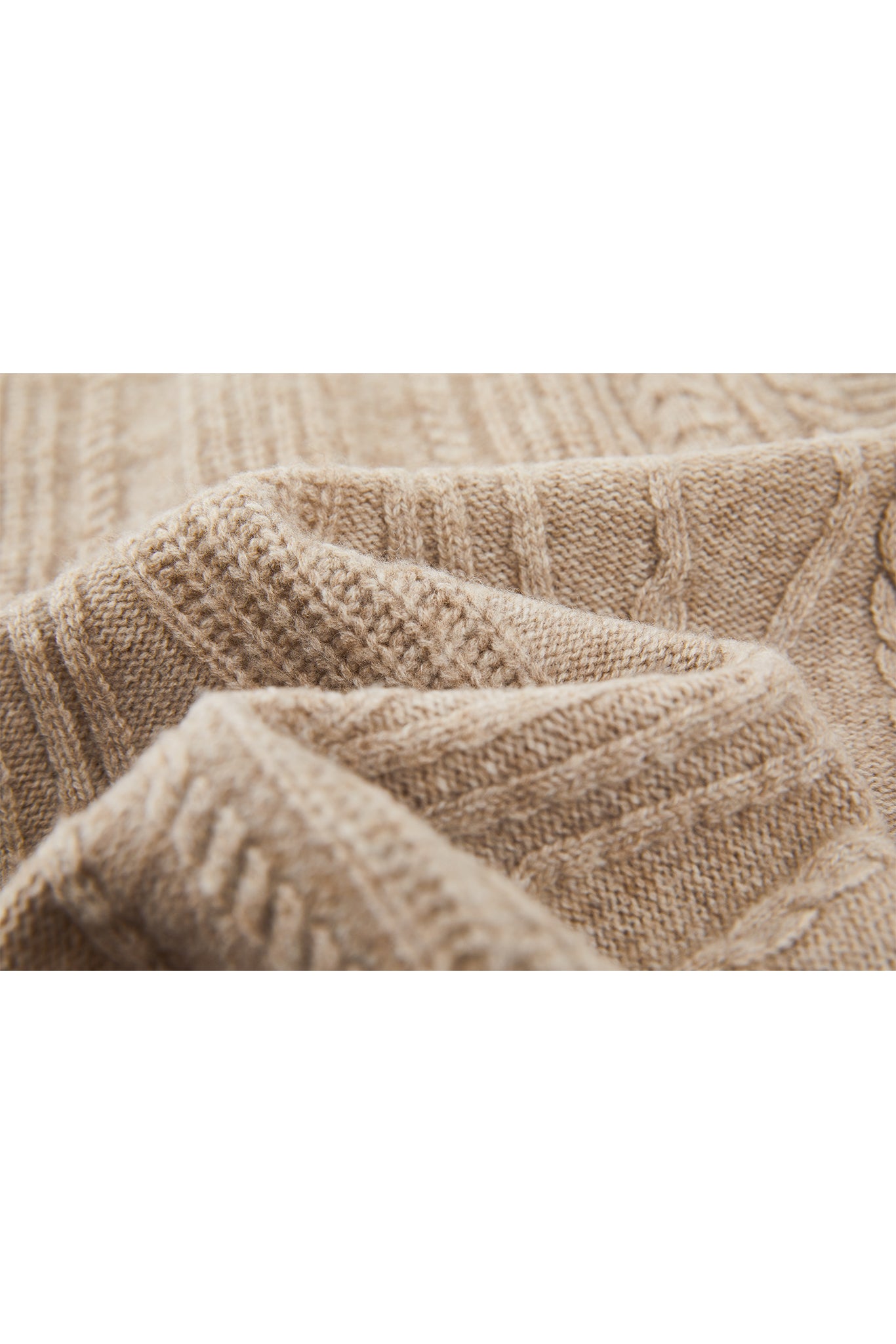 Wool Cable-Knit Vest