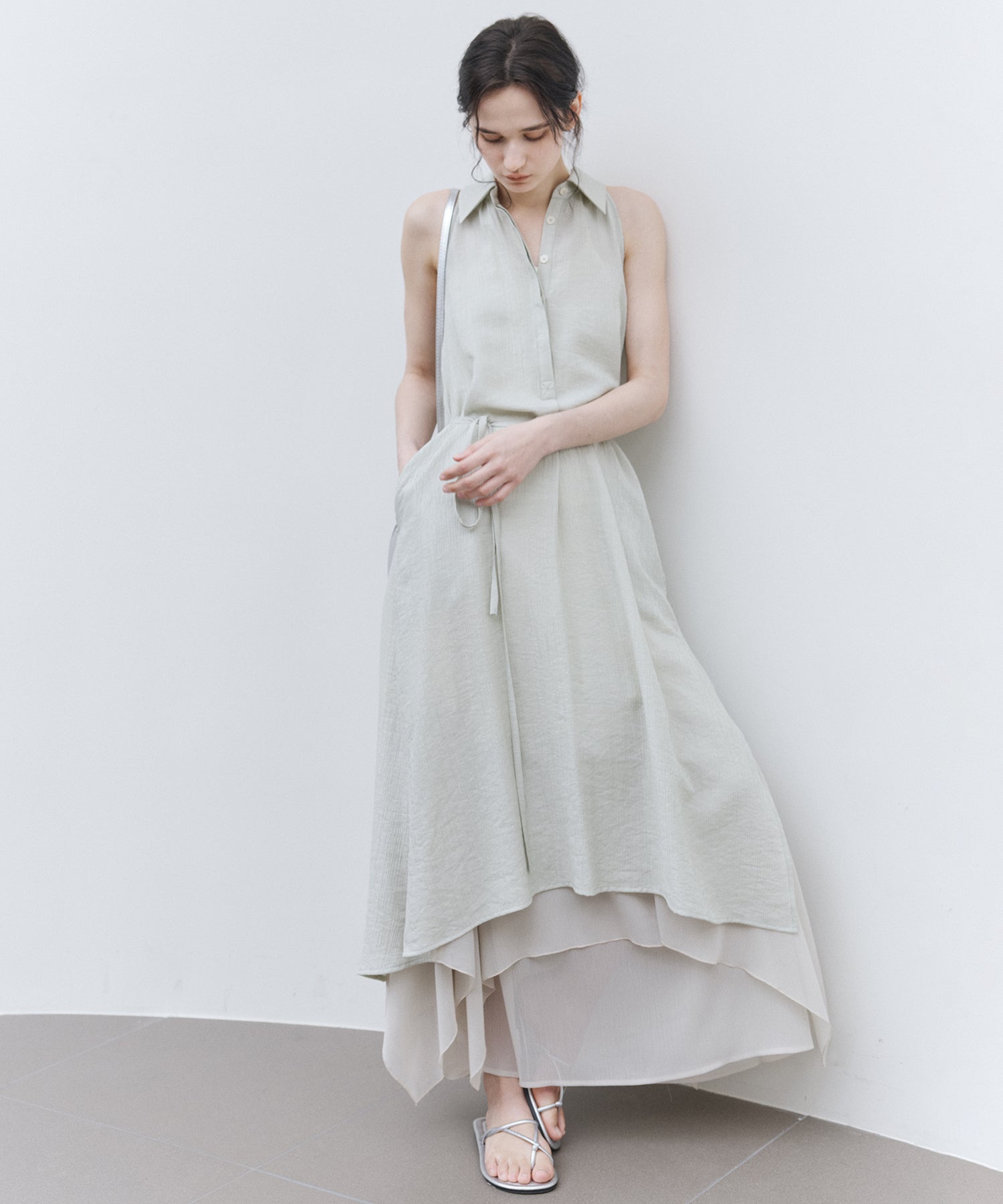 American Sleeve Layered Tunic Dress