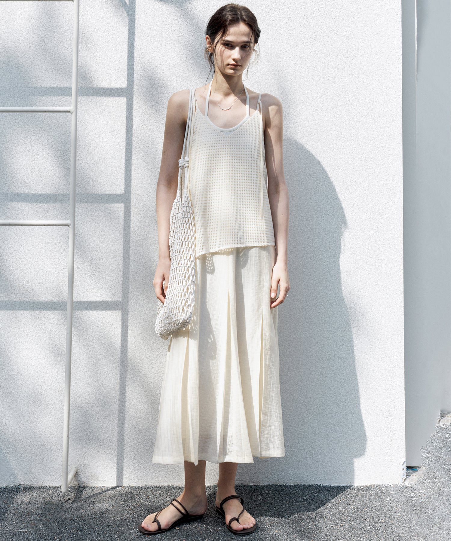 Layered Cutwork Camisole Dress