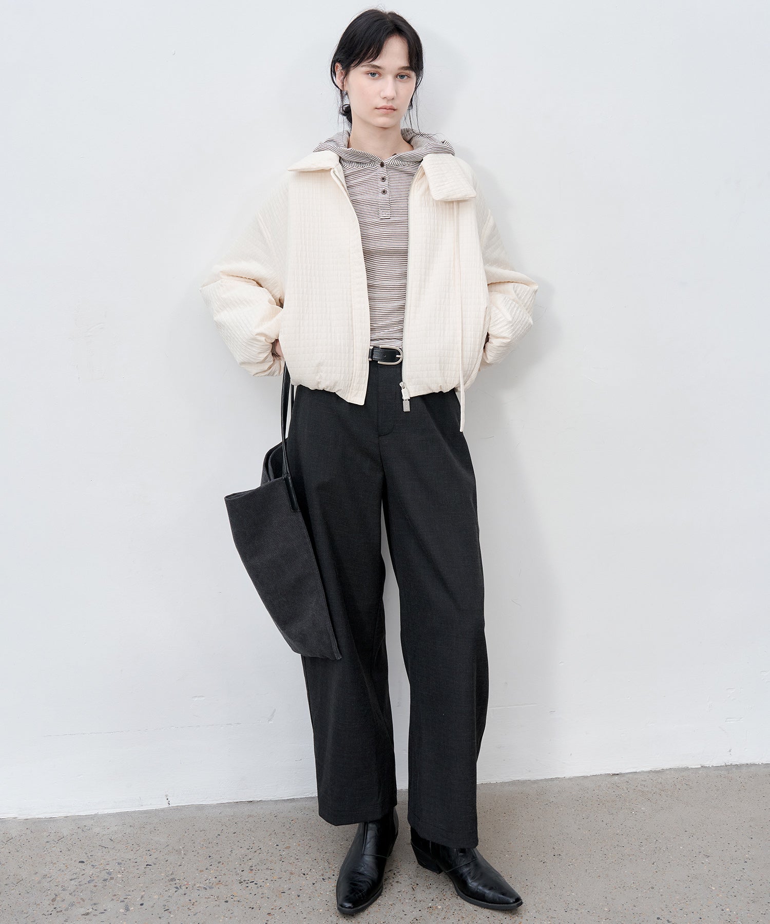 Ribbon Balloon Quilted Jacket