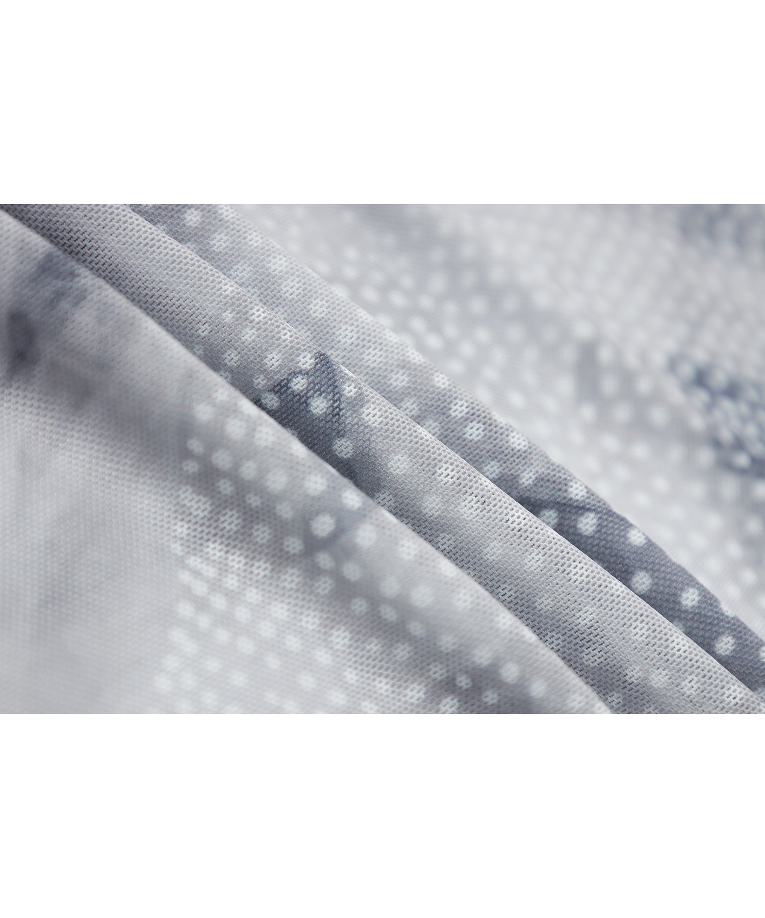 "Shipping from late February to early March" Abstract Print Sheer Mesh Top