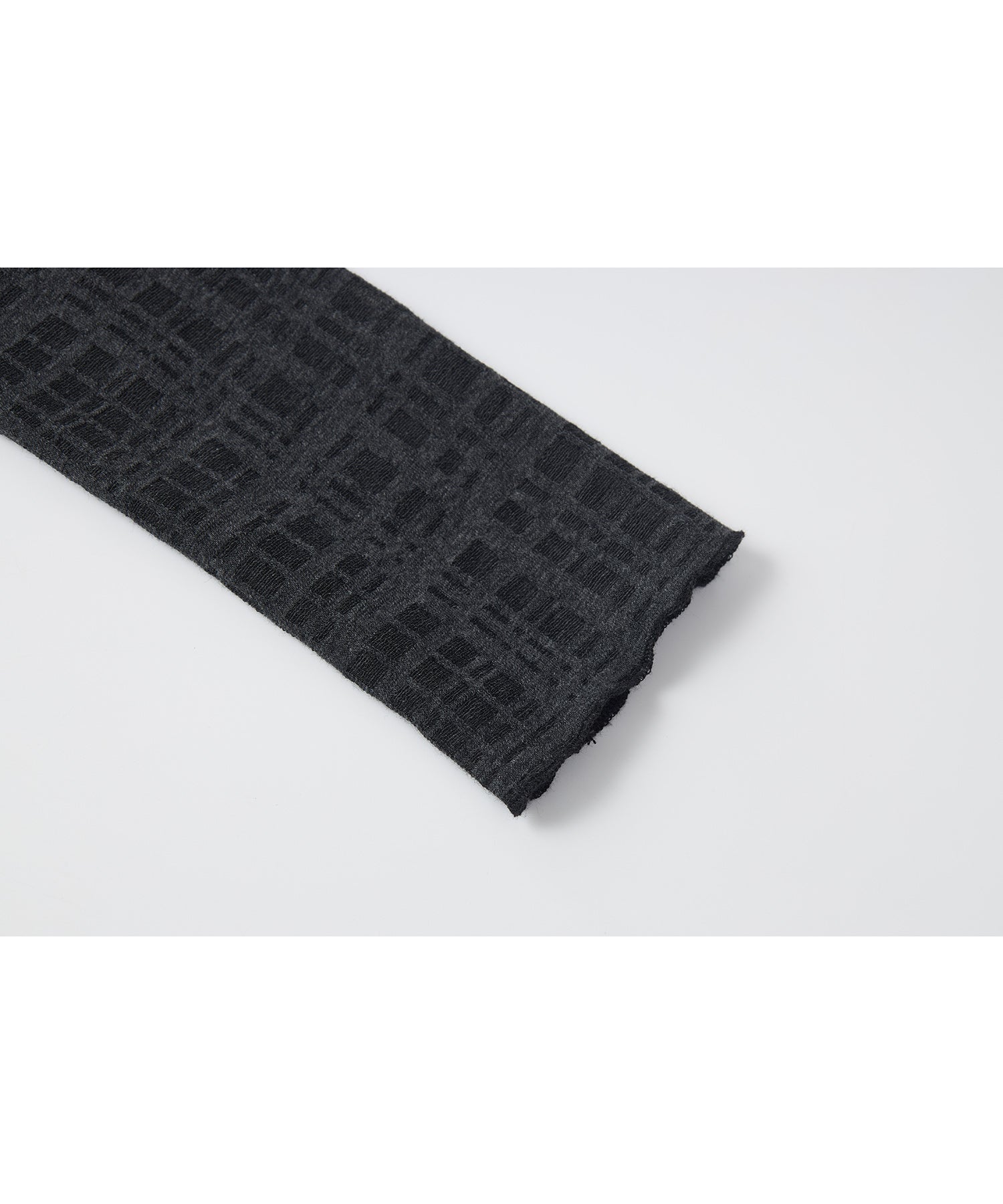 "Shipping from early to mid-March" Check Pattern Sheer Mesh Long Sleeve Top