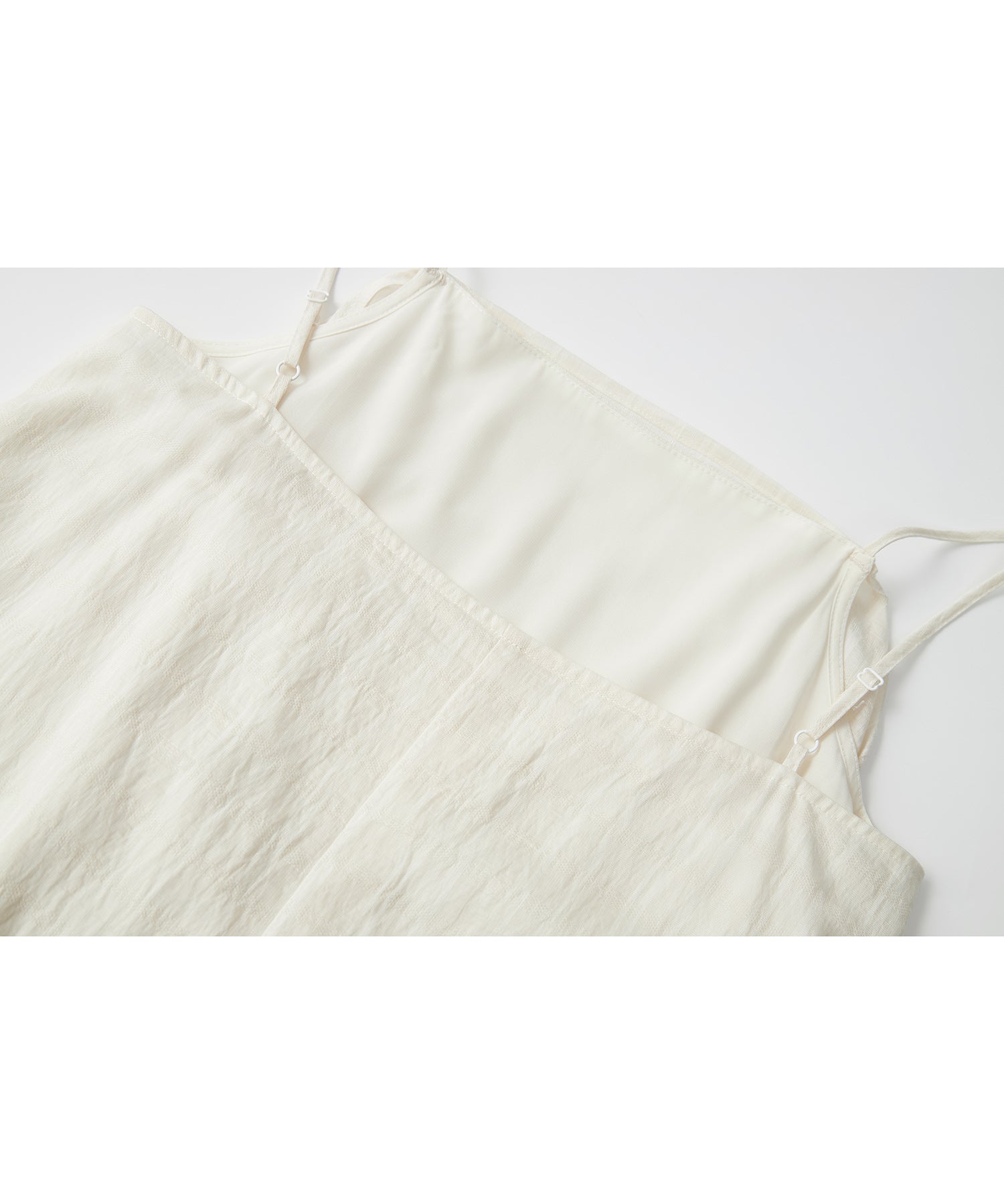 Textured Crepe Slip Dress