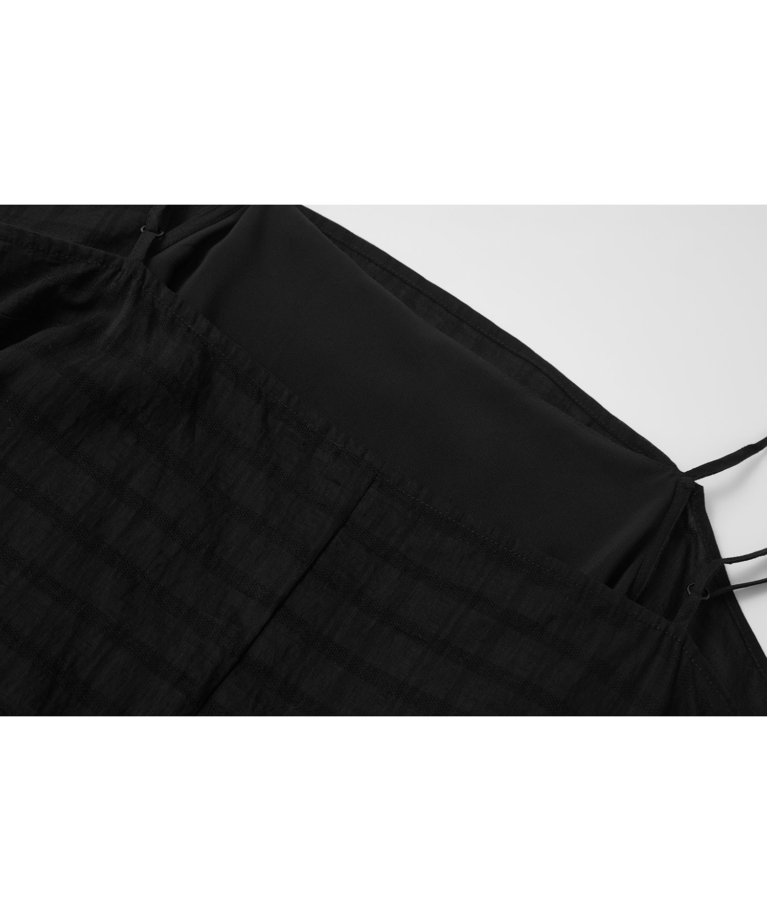 Textured Crepe Slip Dress