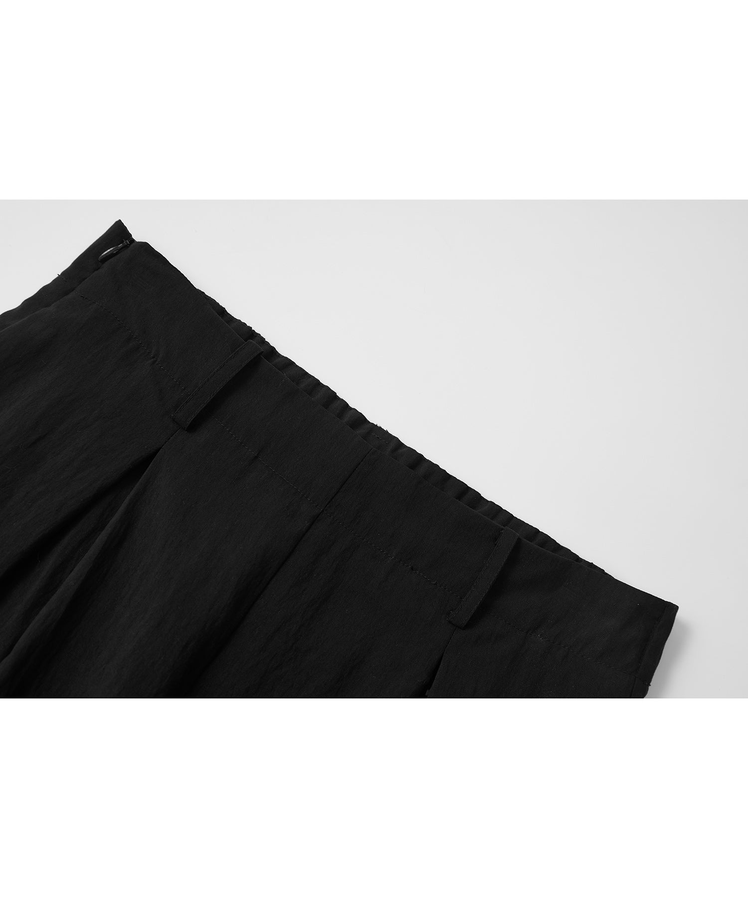 "Shipping from late February to early March" Curved Wide-Leg Drawstring Pants