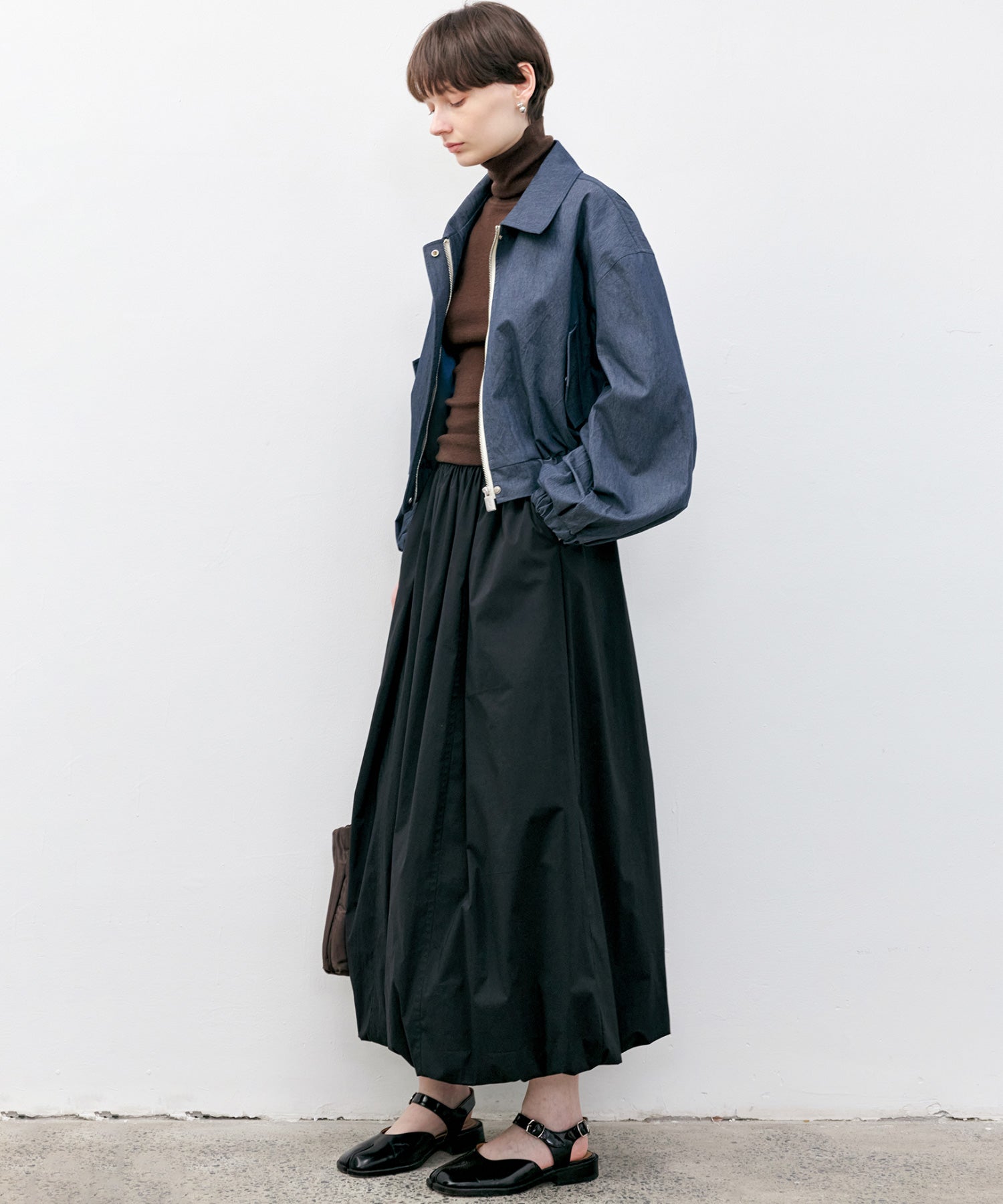 Volume Sleeve Short Jacket