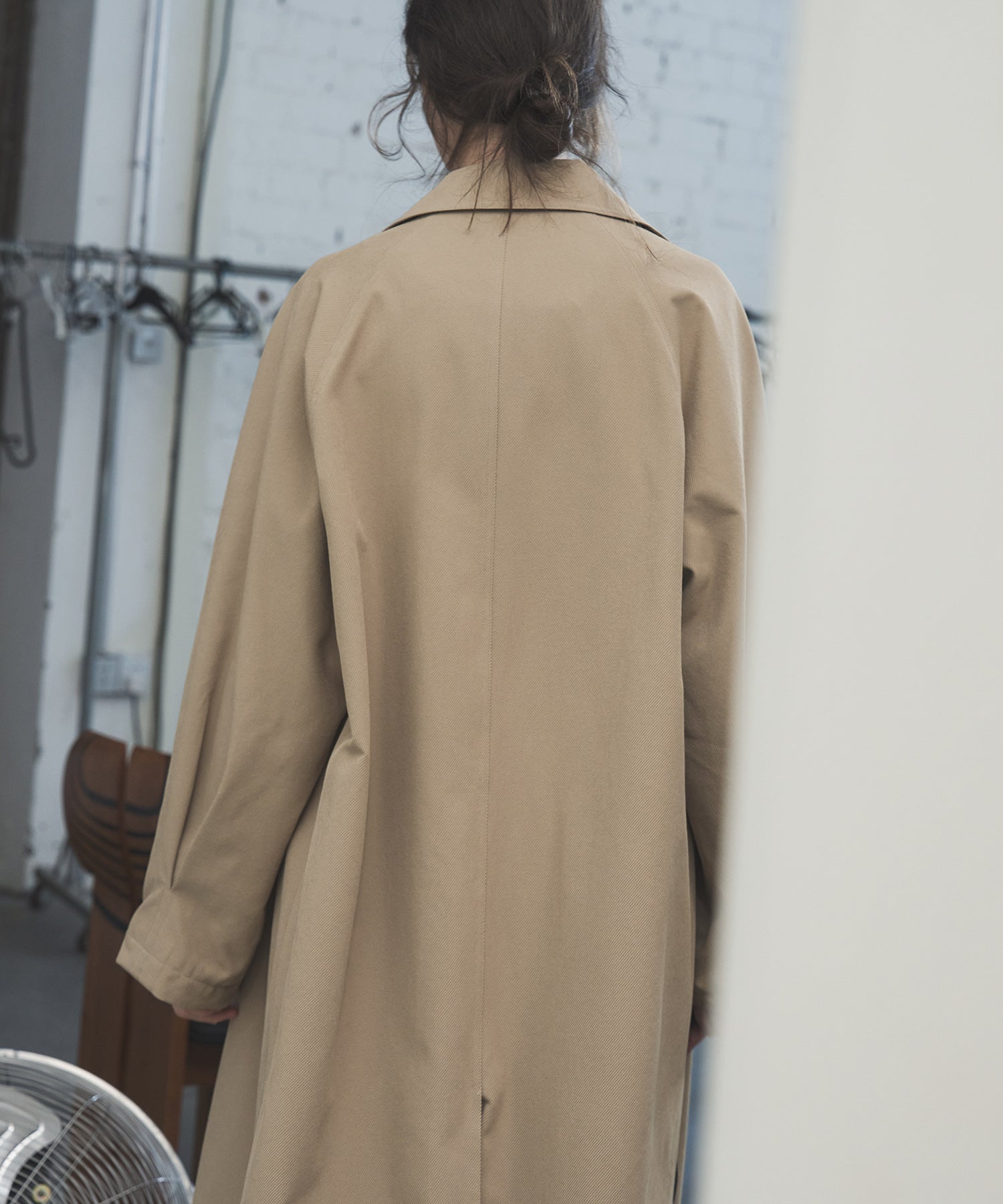 Structured Raglan Trench Coat – Oversized Fit