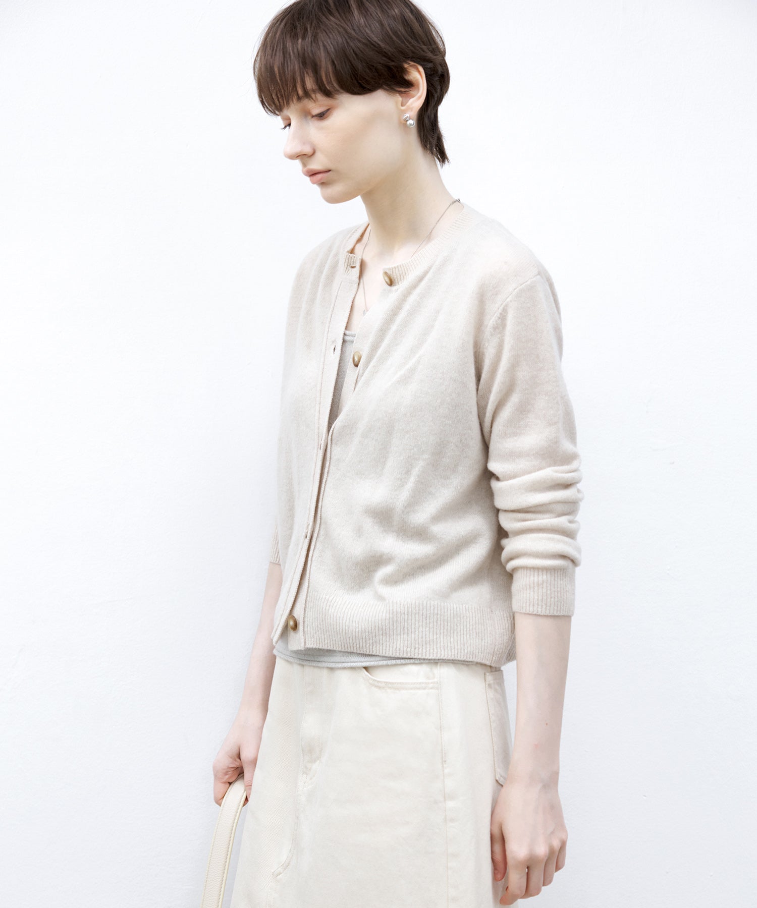Soft Wool Basic Cardigan