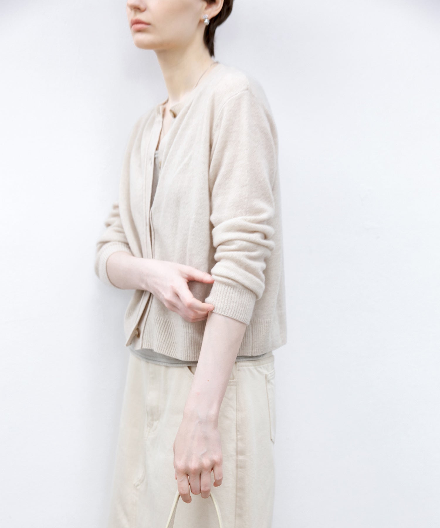 Soft Wool Basic Cardigan