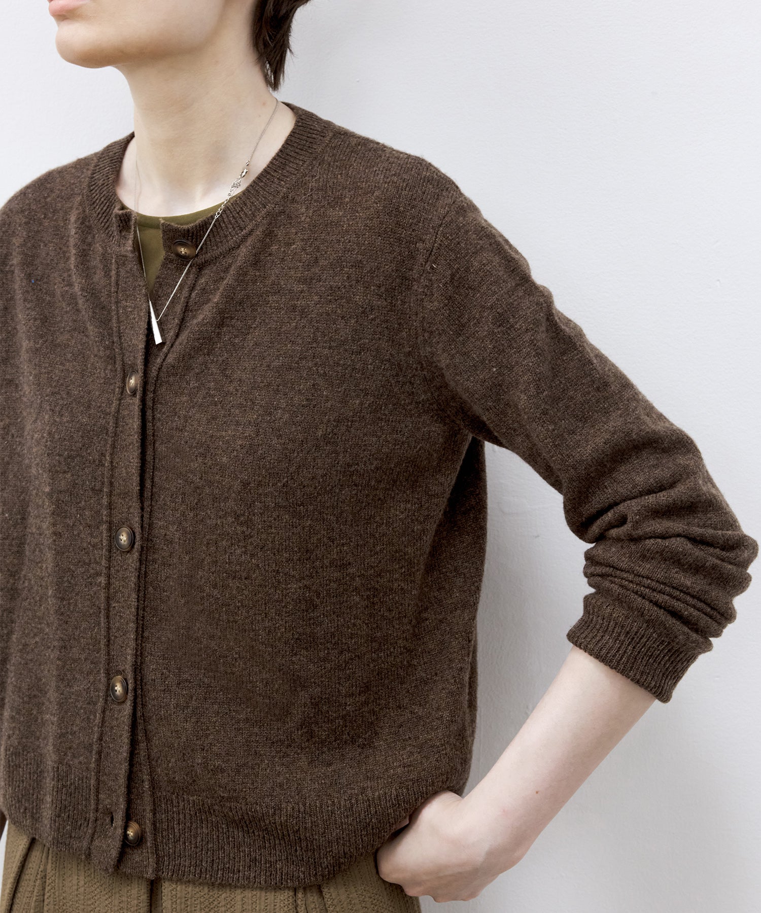 Soft Wool Basic Cardigan