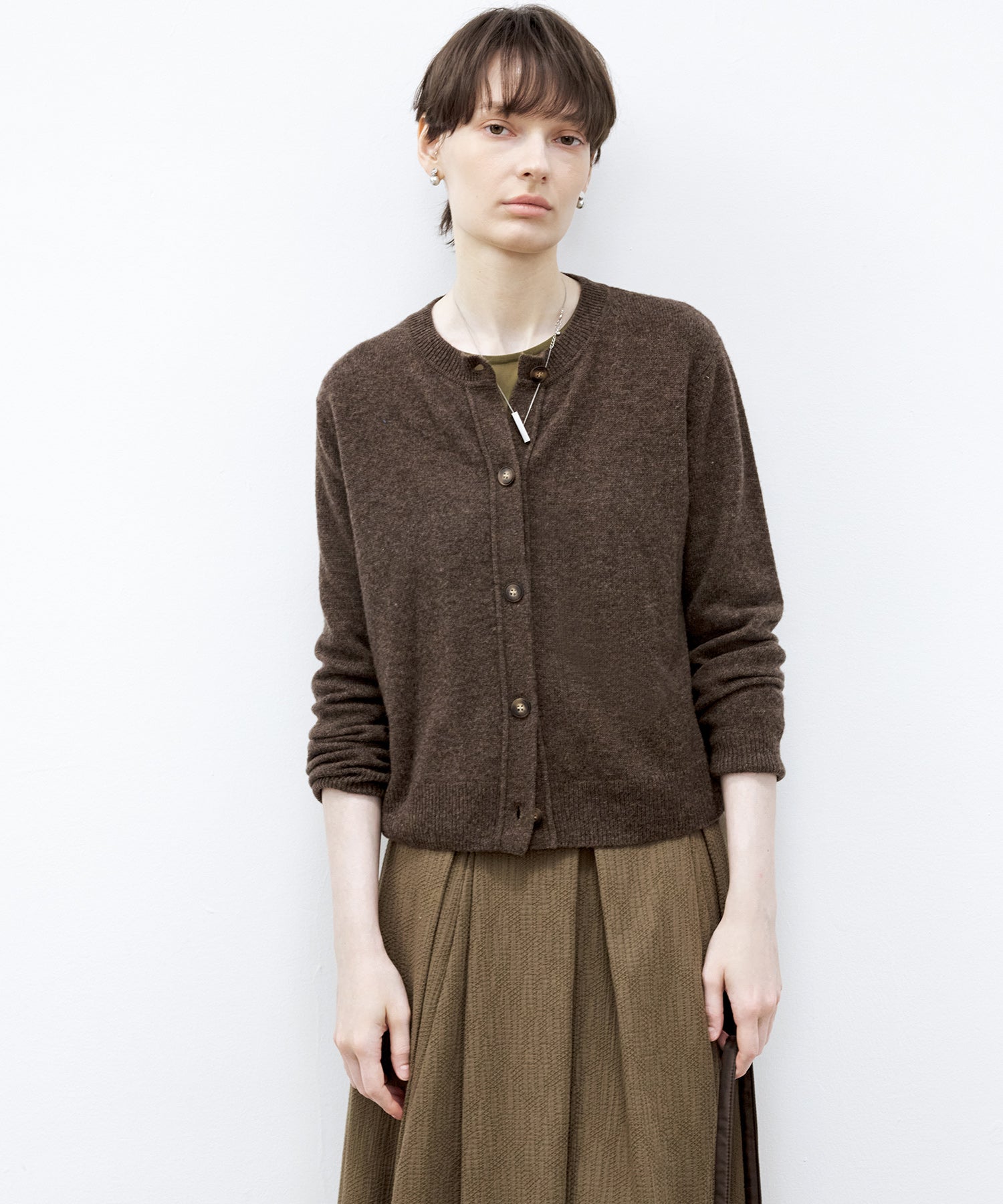 Soft Wool Basic Cardigan