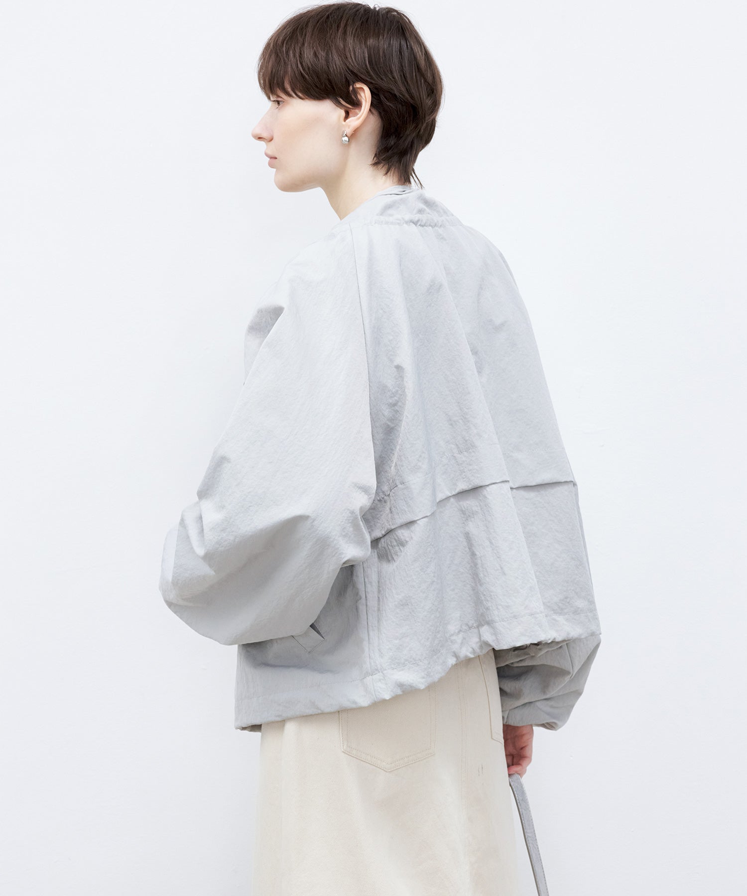 Balloon Collar String Jacket