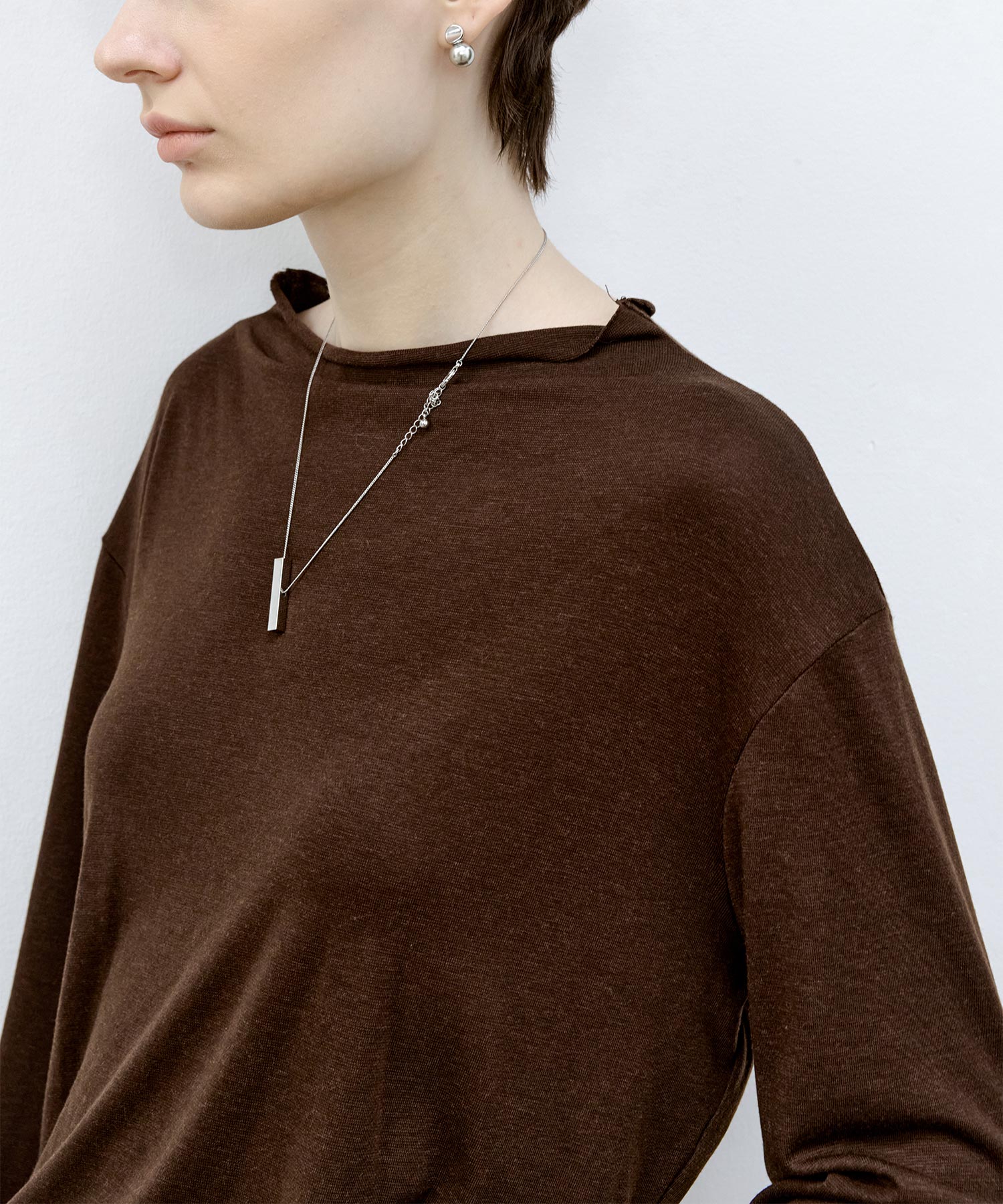 Boat Neck Soft Knit Top