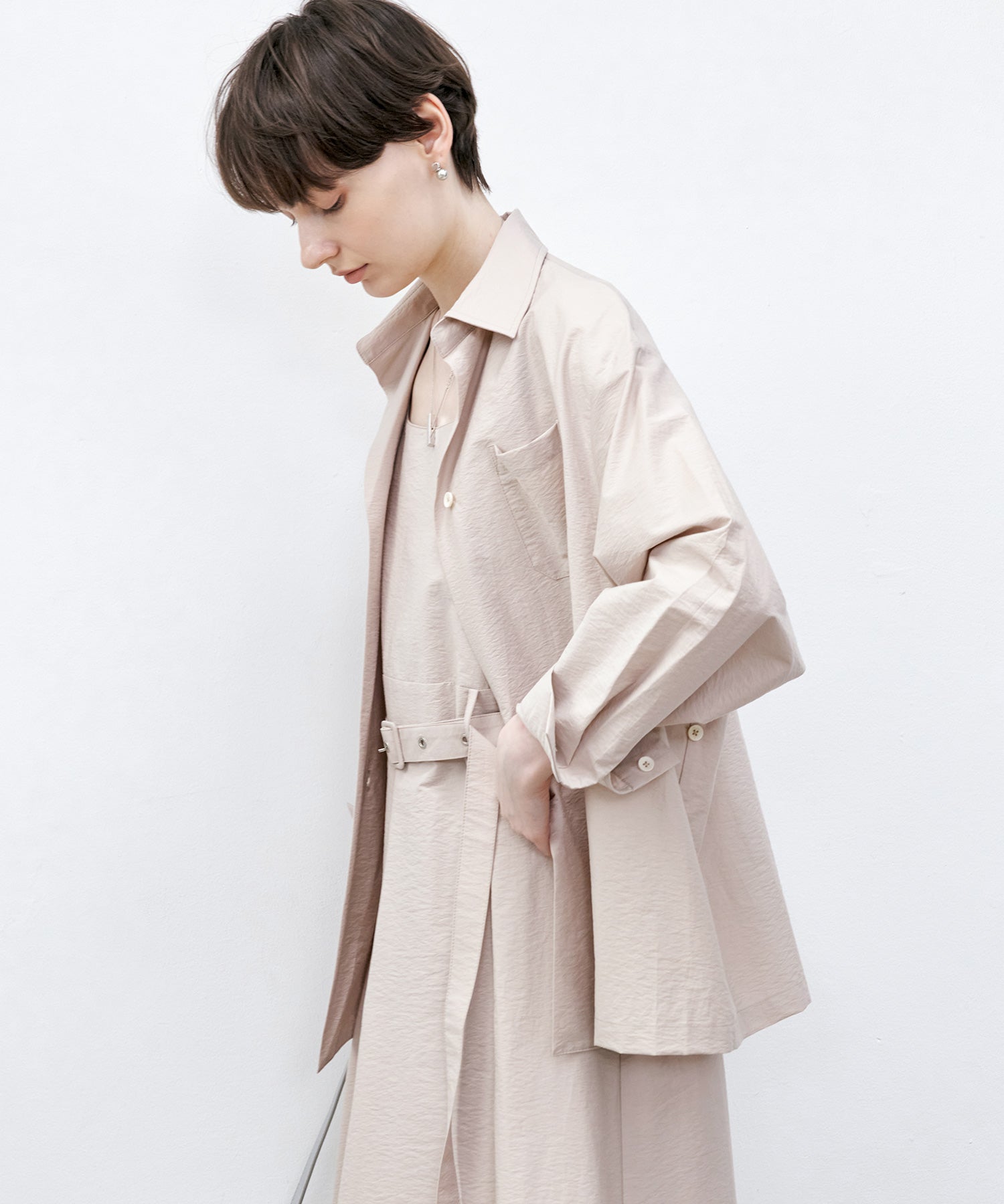 Asymmetry Fluid Shirt