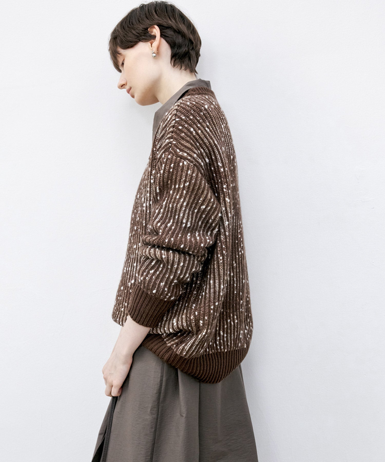 Cozy Snowflake Crew Neck Knit Sweater