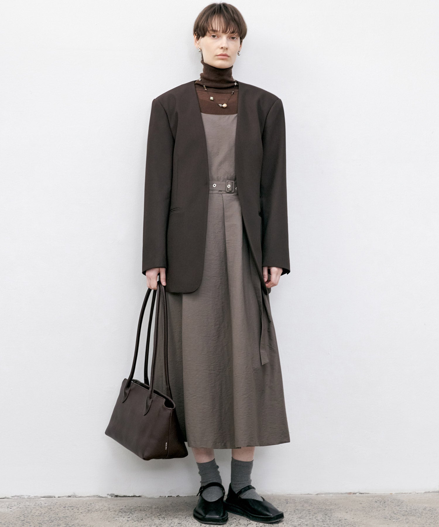 Essential Collarless Jacket