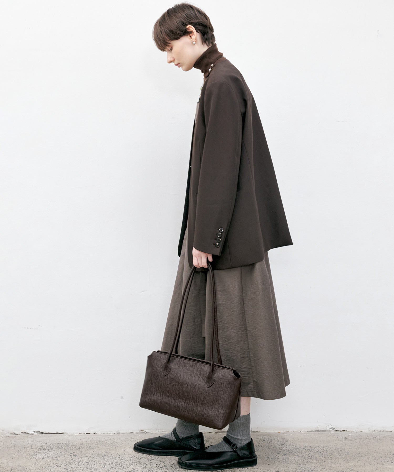 Essential Collarless Jacket