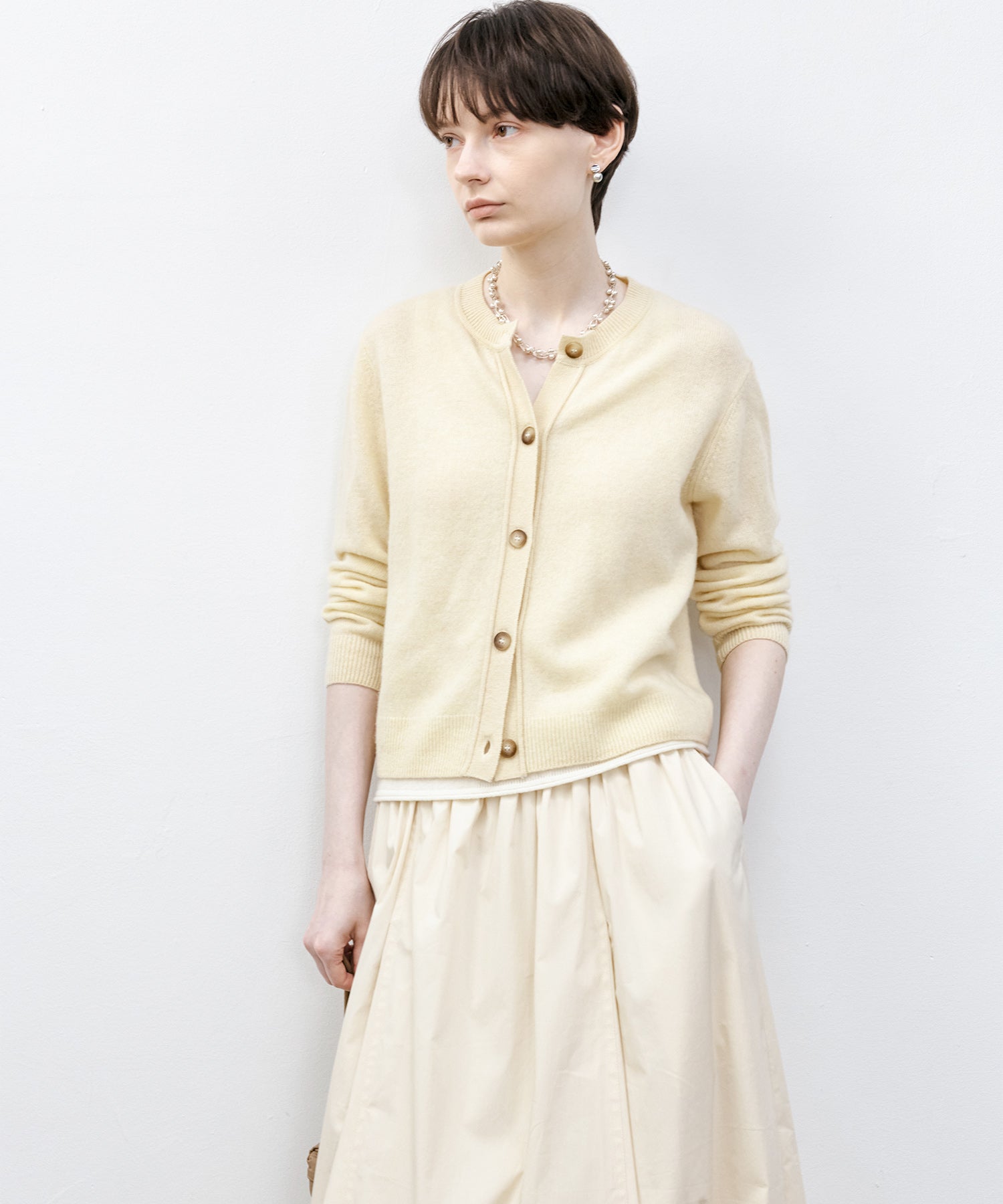 Soft Wool Basic Cardigan