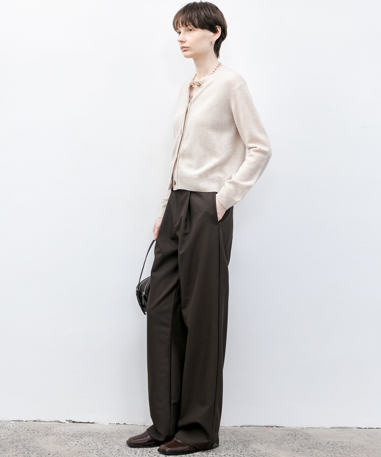 Soft Wool Basic Cardigan