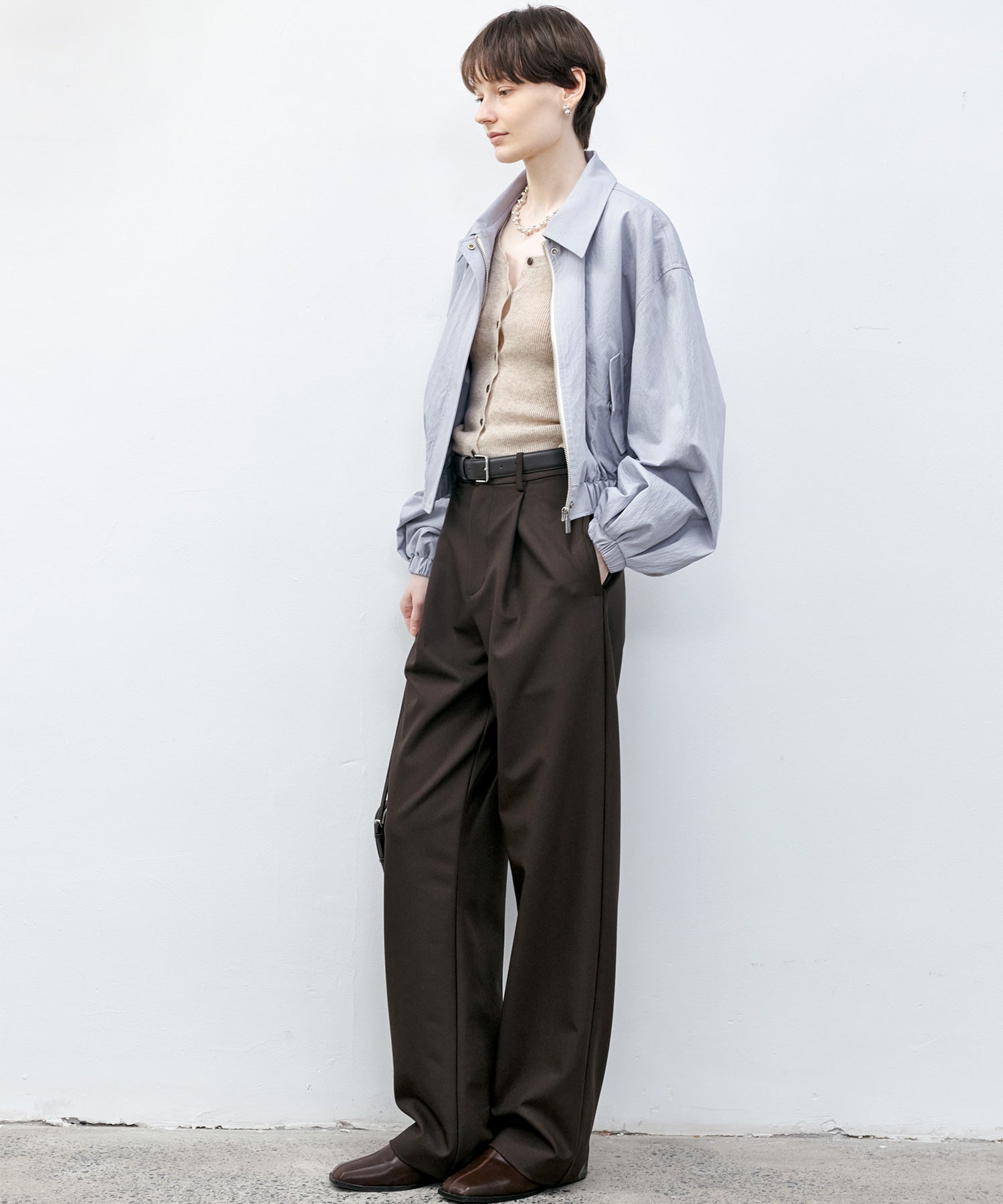 Volume Sleeve Short Jacket