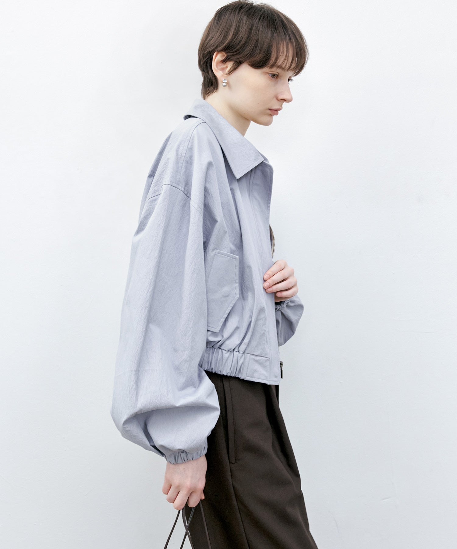 Volume Sleeve Short Jacket