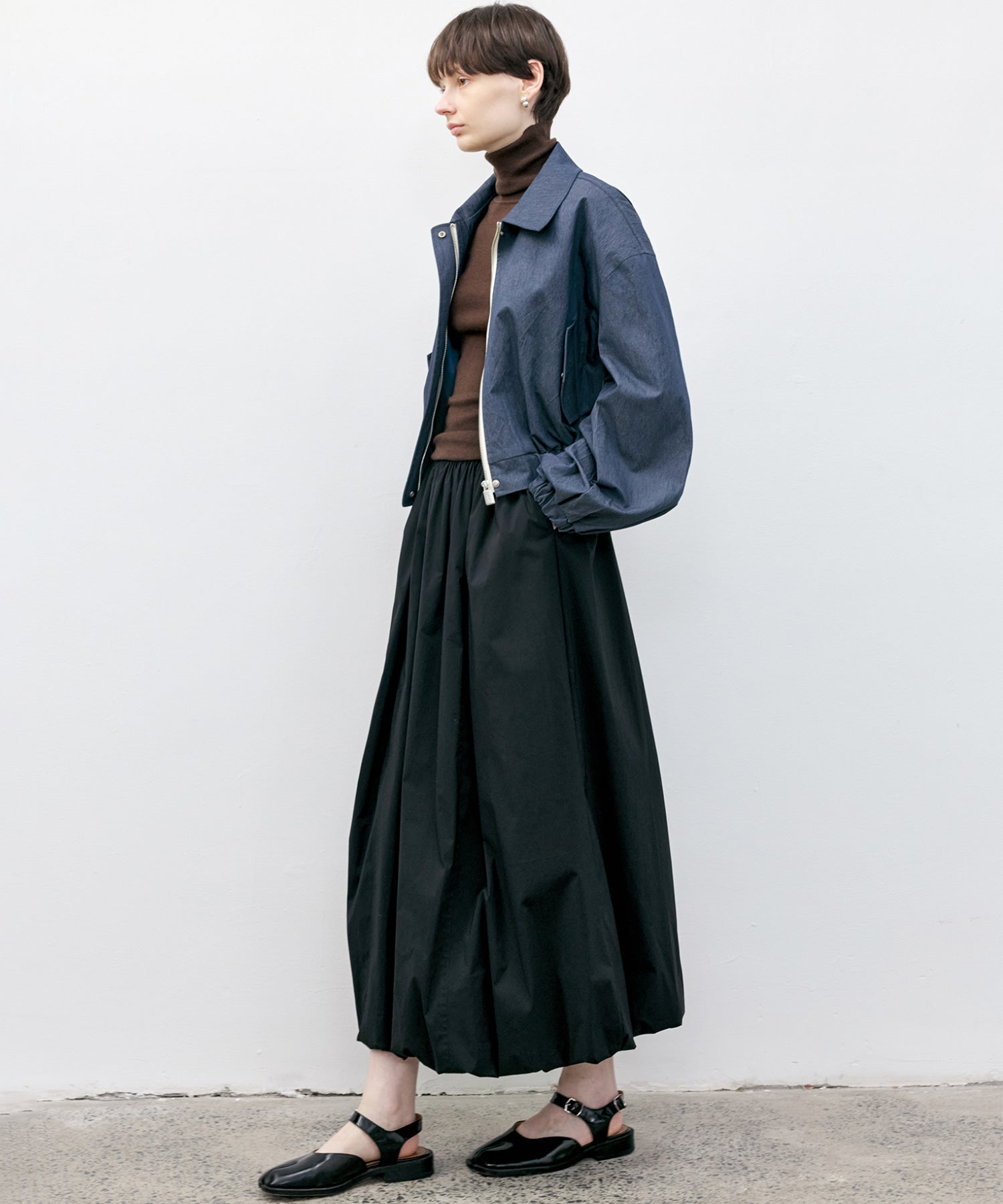 Volume Sleeve Short Jacket