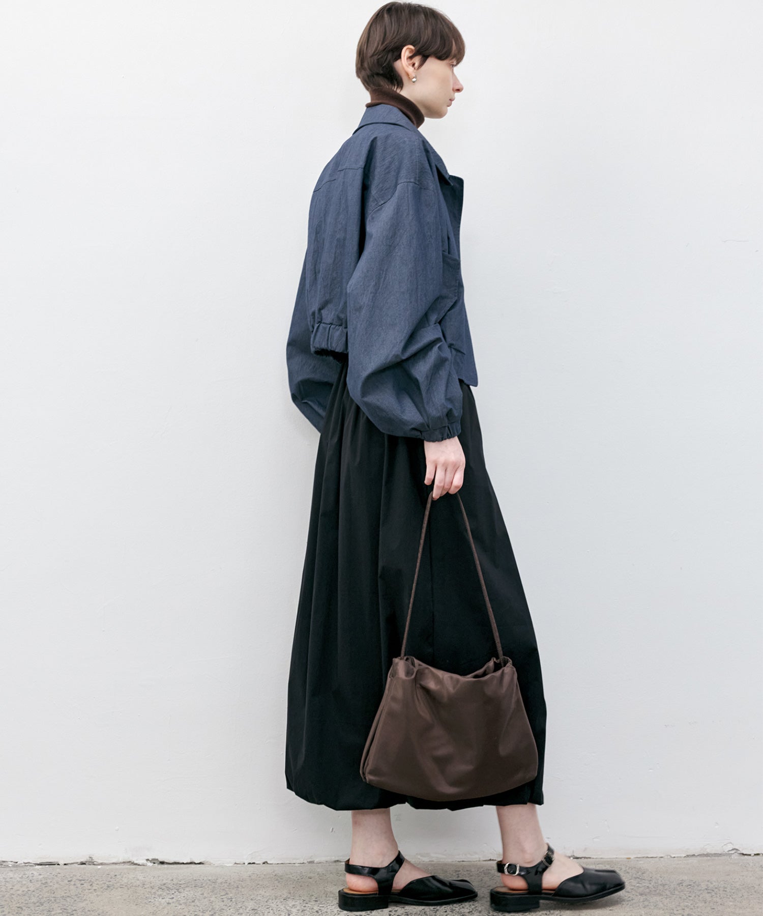 Volume Sleeve Short Jacket