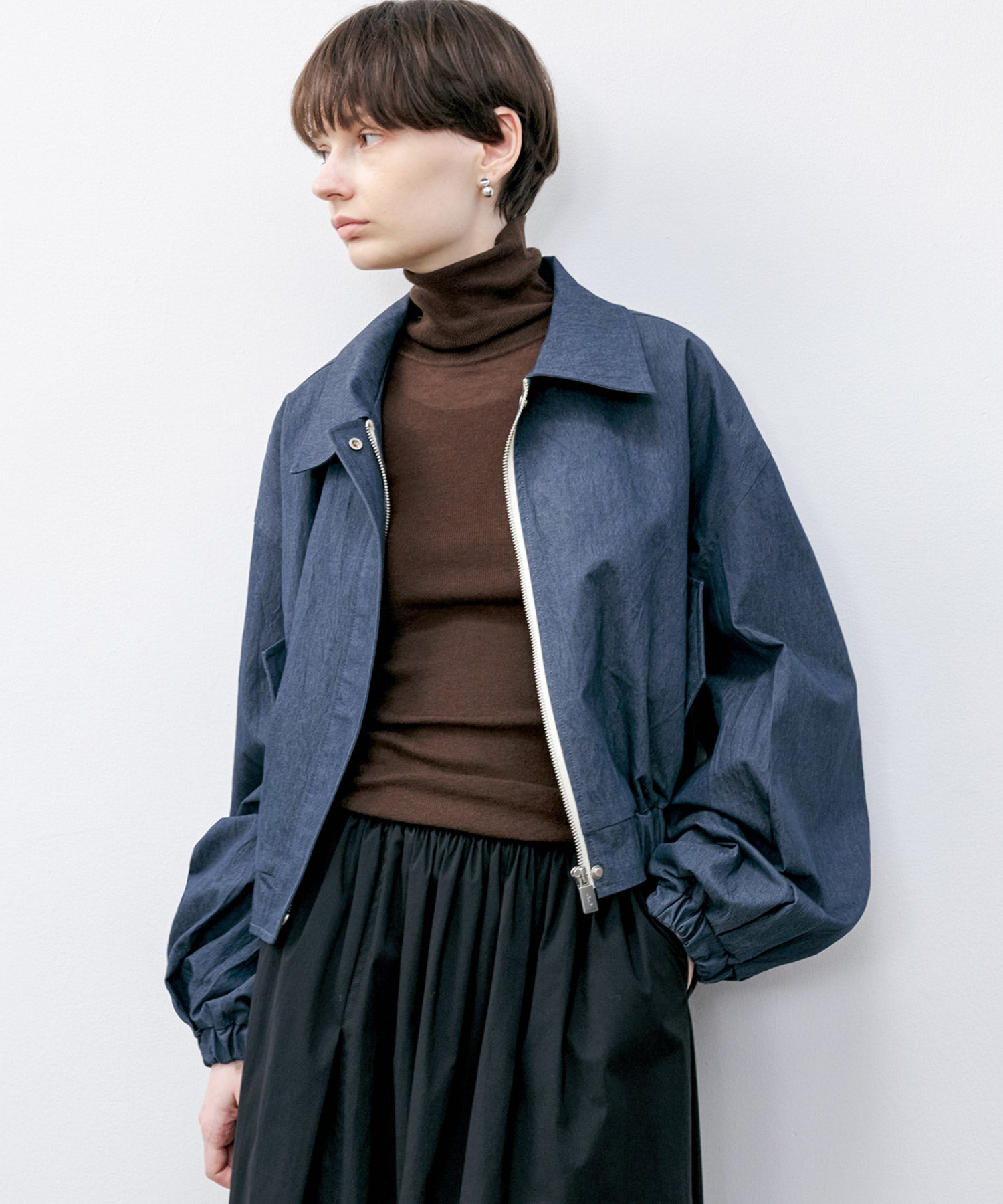 Volume Sleeve Short Jacket