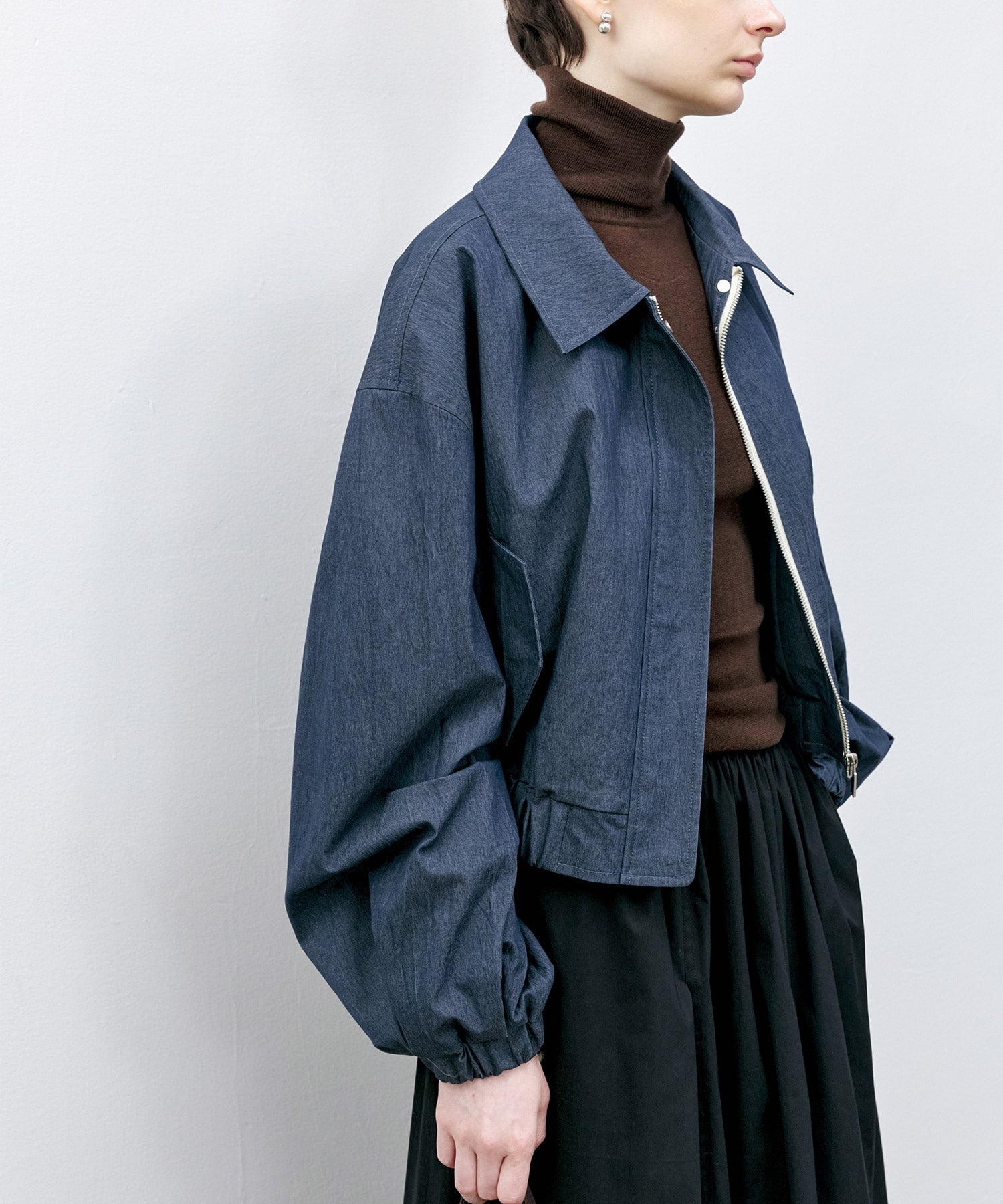 Volume Sleeve Short Jacket