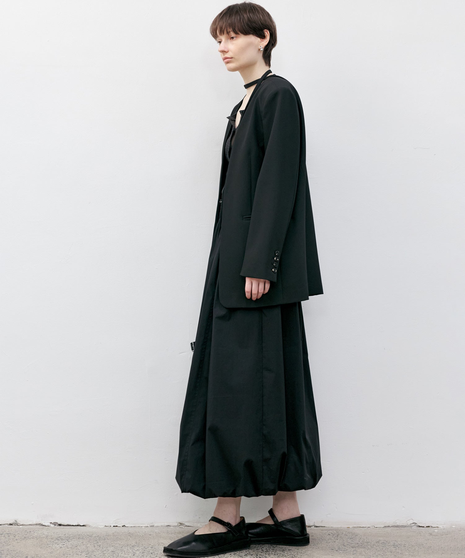 Essential Collarless Jacket