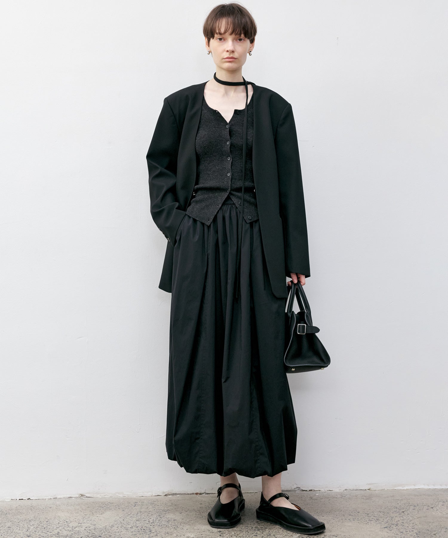 Essential Collarless Jacket