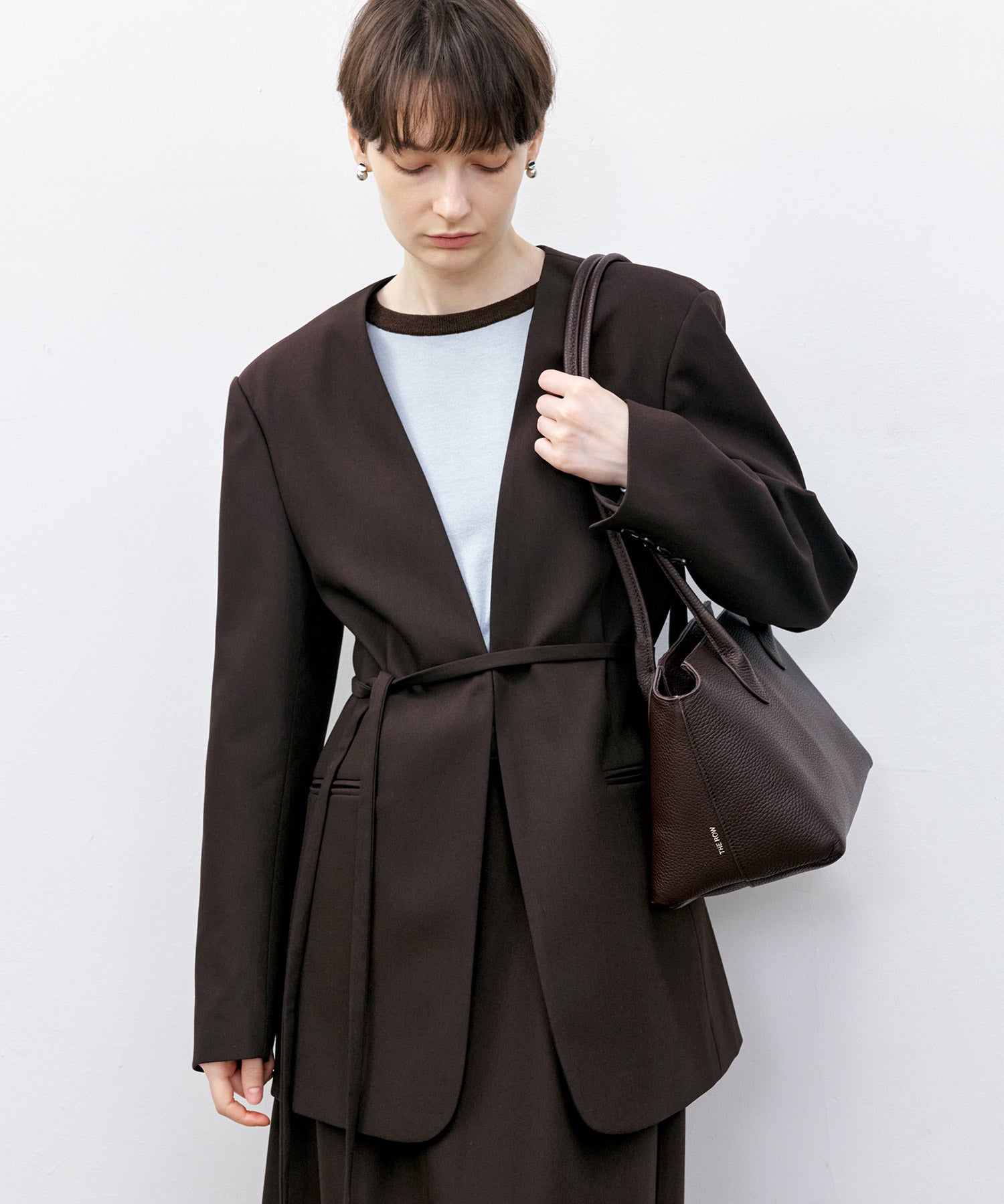 Essential Collarless Jacket