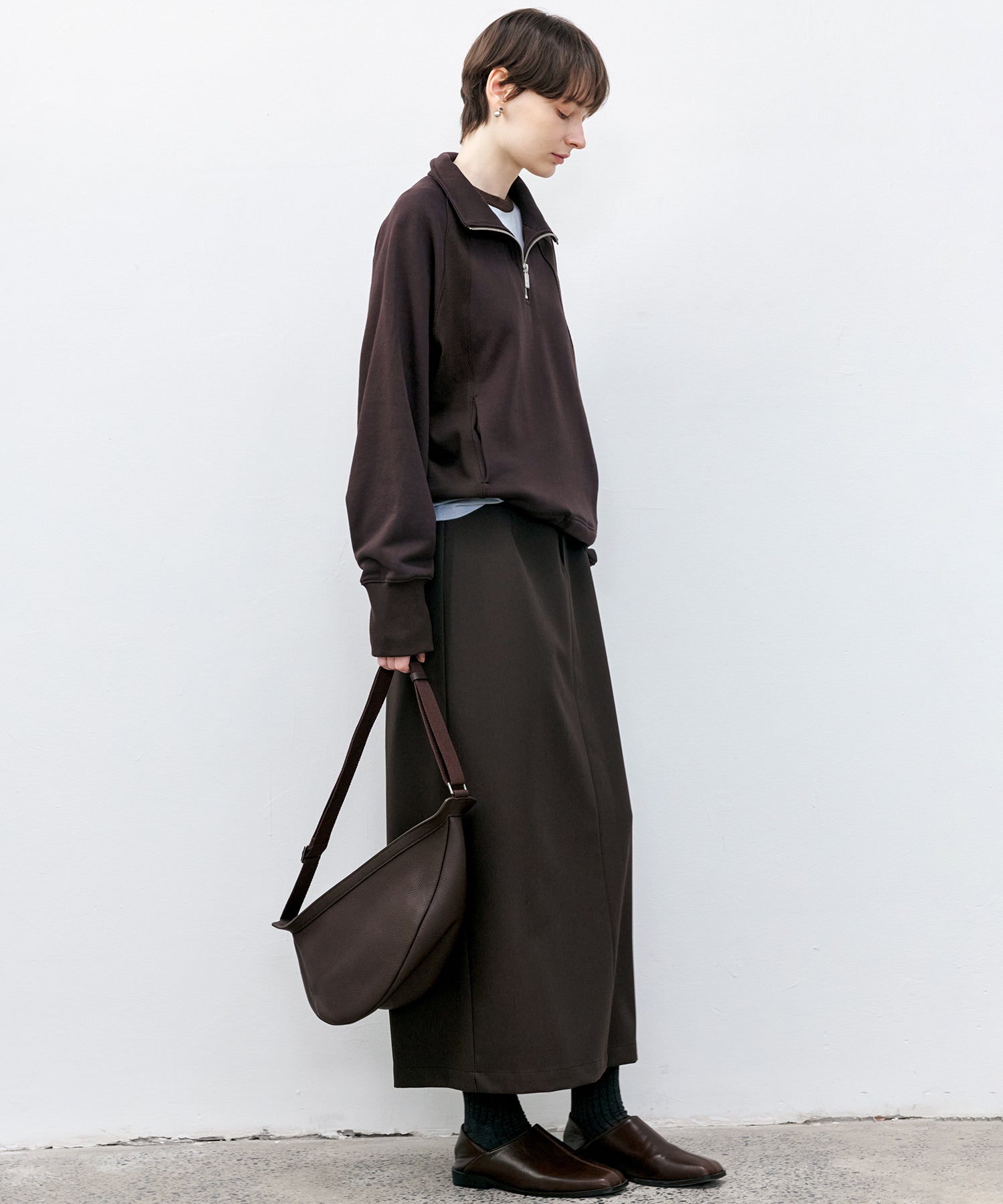 Basic Round-neck Knit Tops