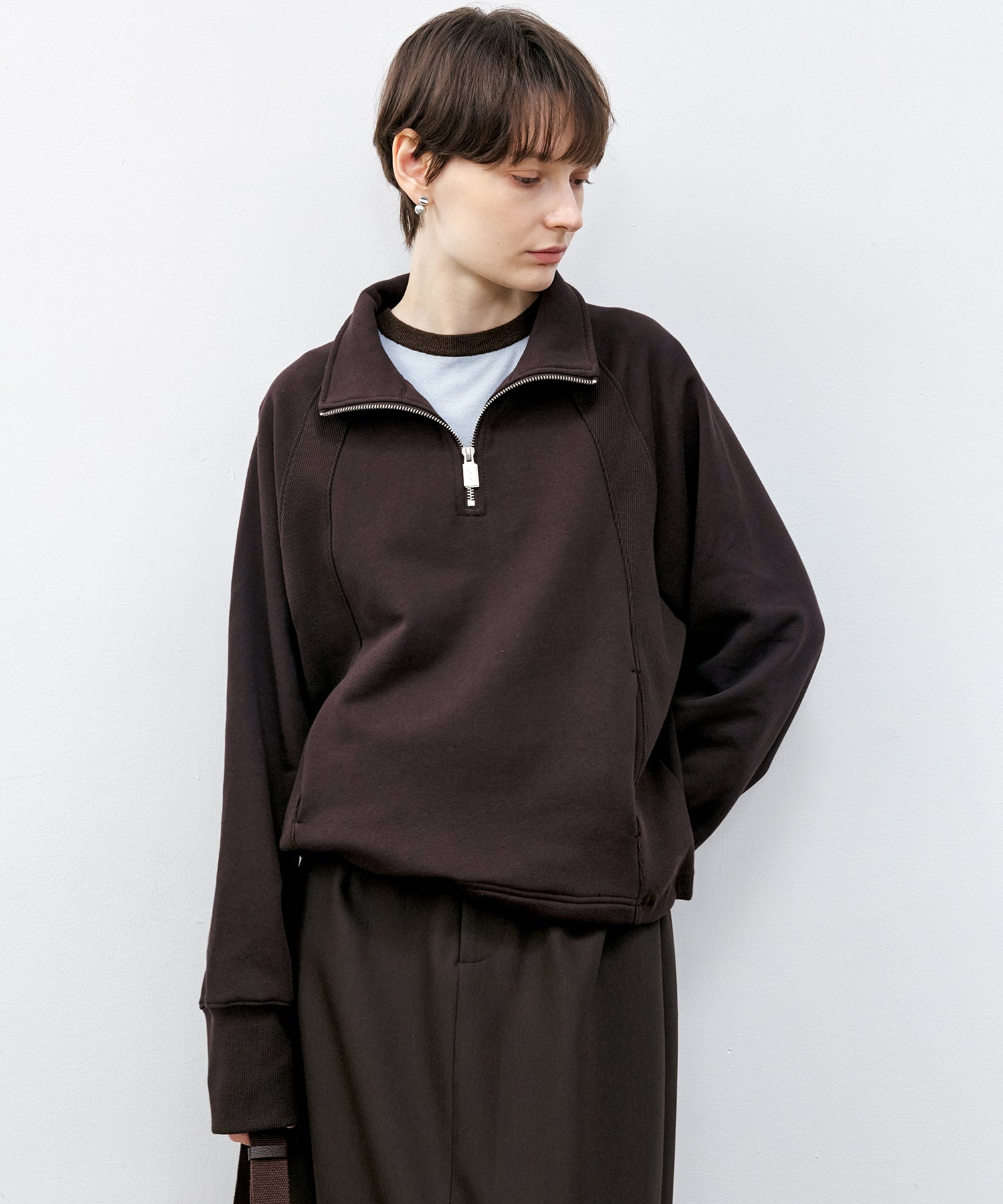 Basic Round-neck Knit Tops