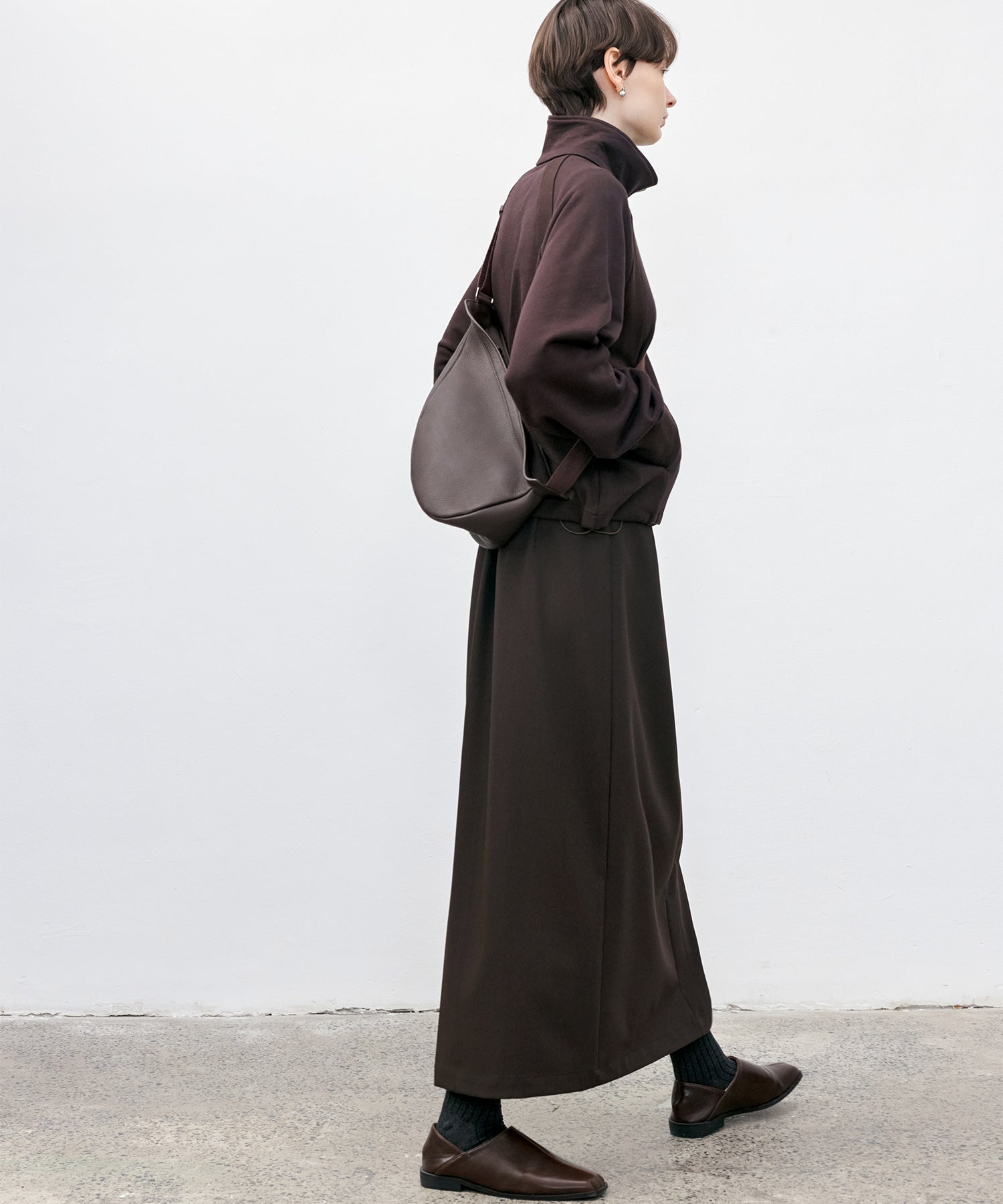 Half-Zip Oversized Pullover