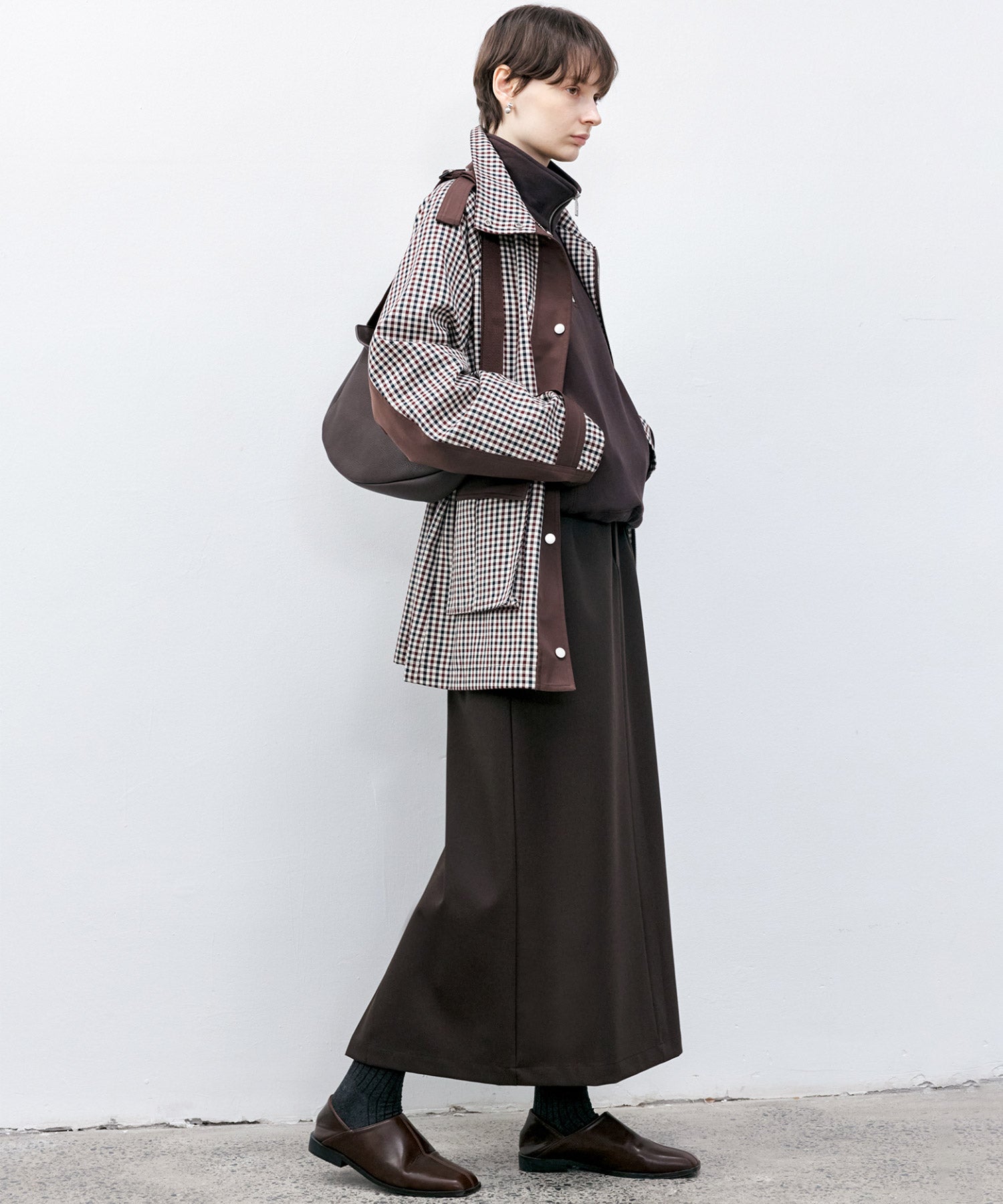 Check Pattern Hunting Jacket