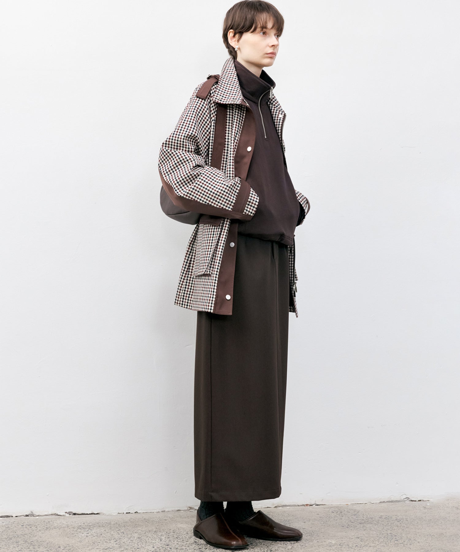 Half-Zip Oversized Pullover