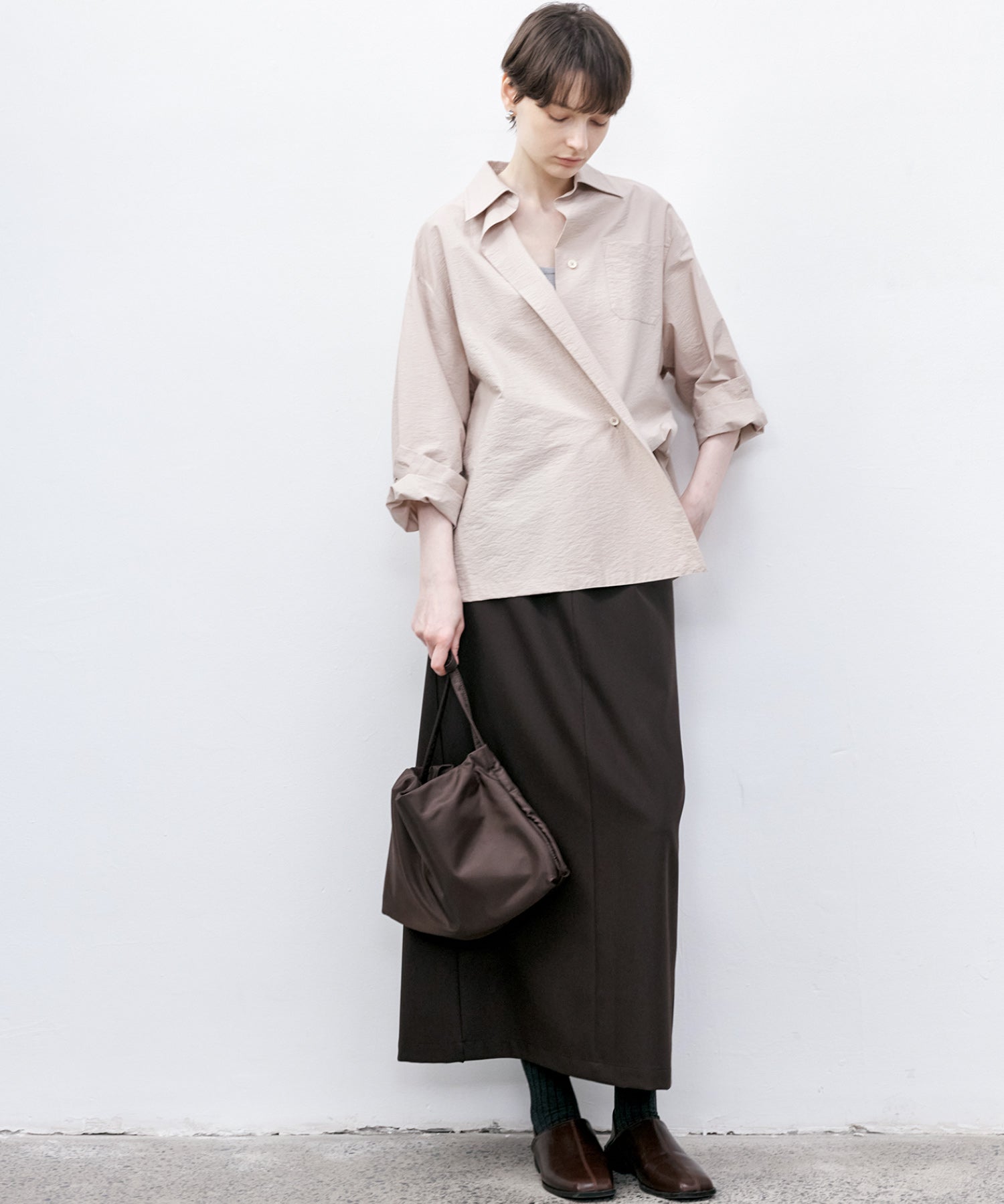 Asymmetry Fluid Shirt