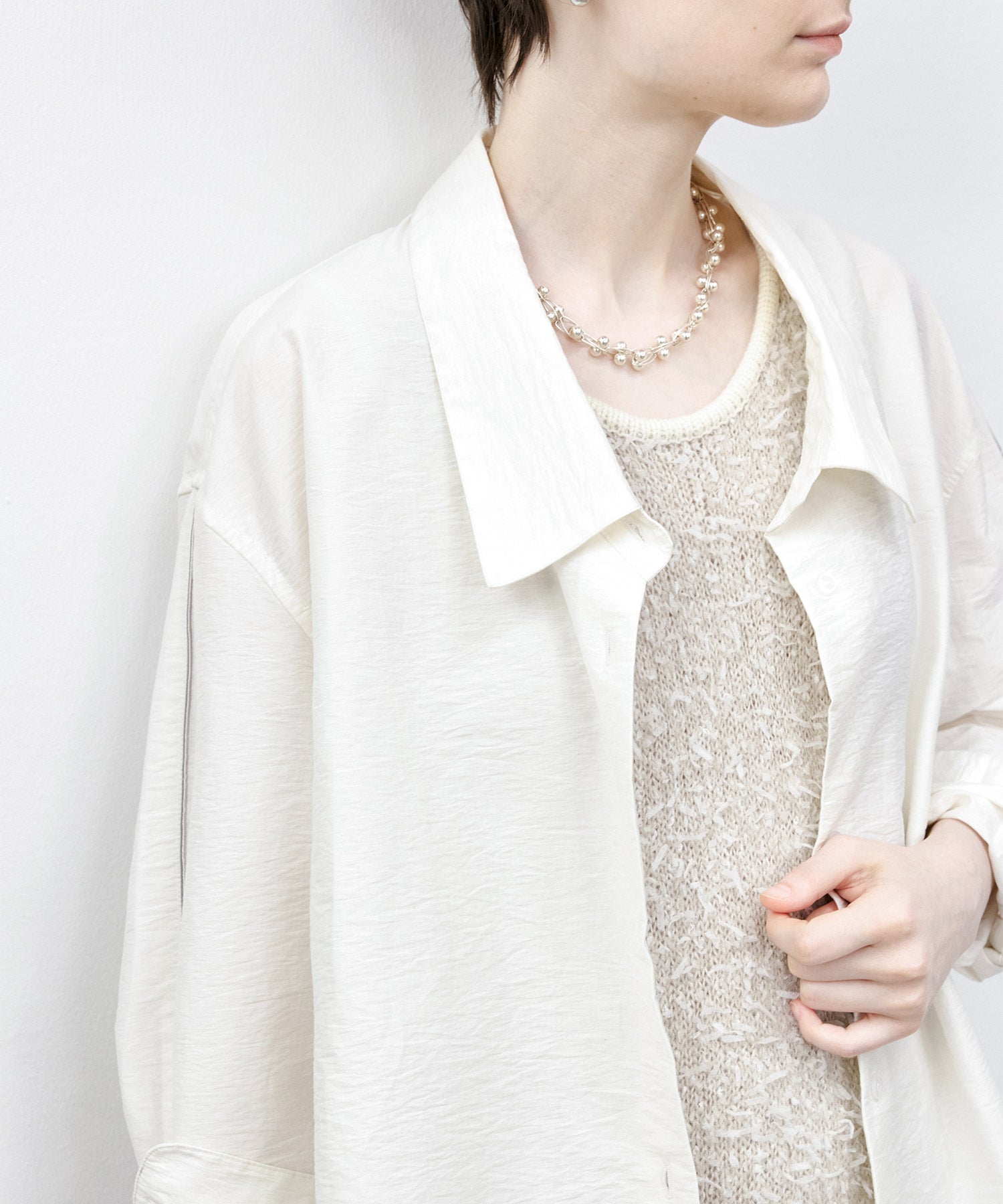 Tweed Round Neck Knit Dress