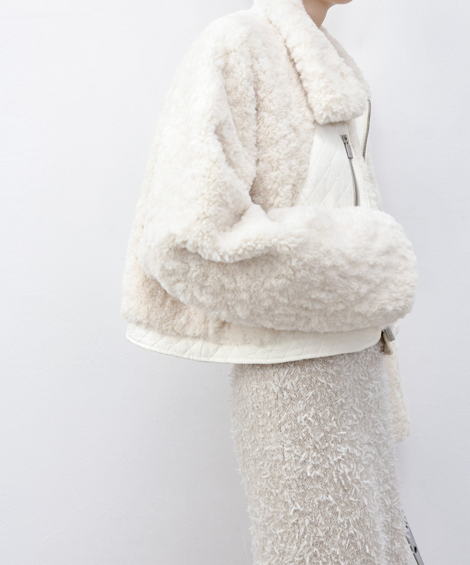 Tweed Round Neck Knit Dress