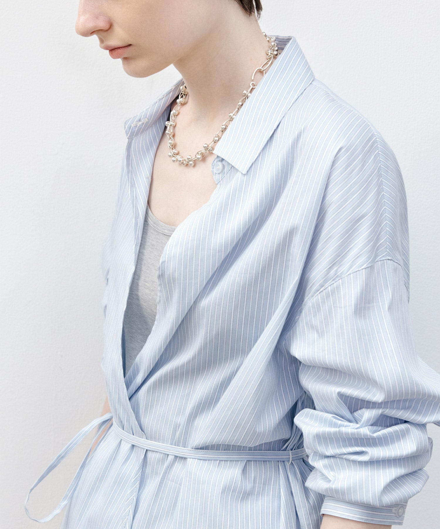 Plaid Asymmetric Shirt