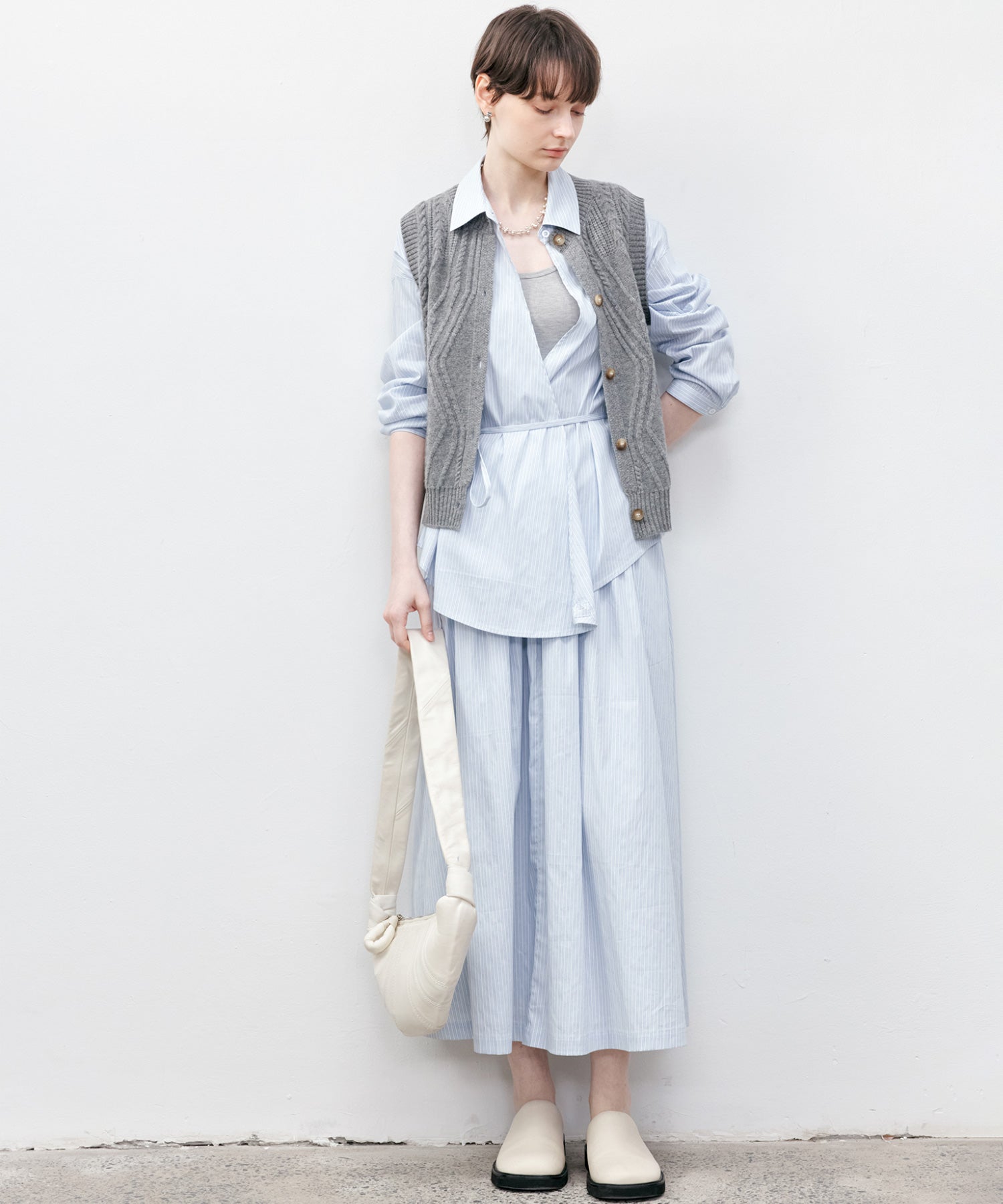 Plaid Asymmetric Shirt