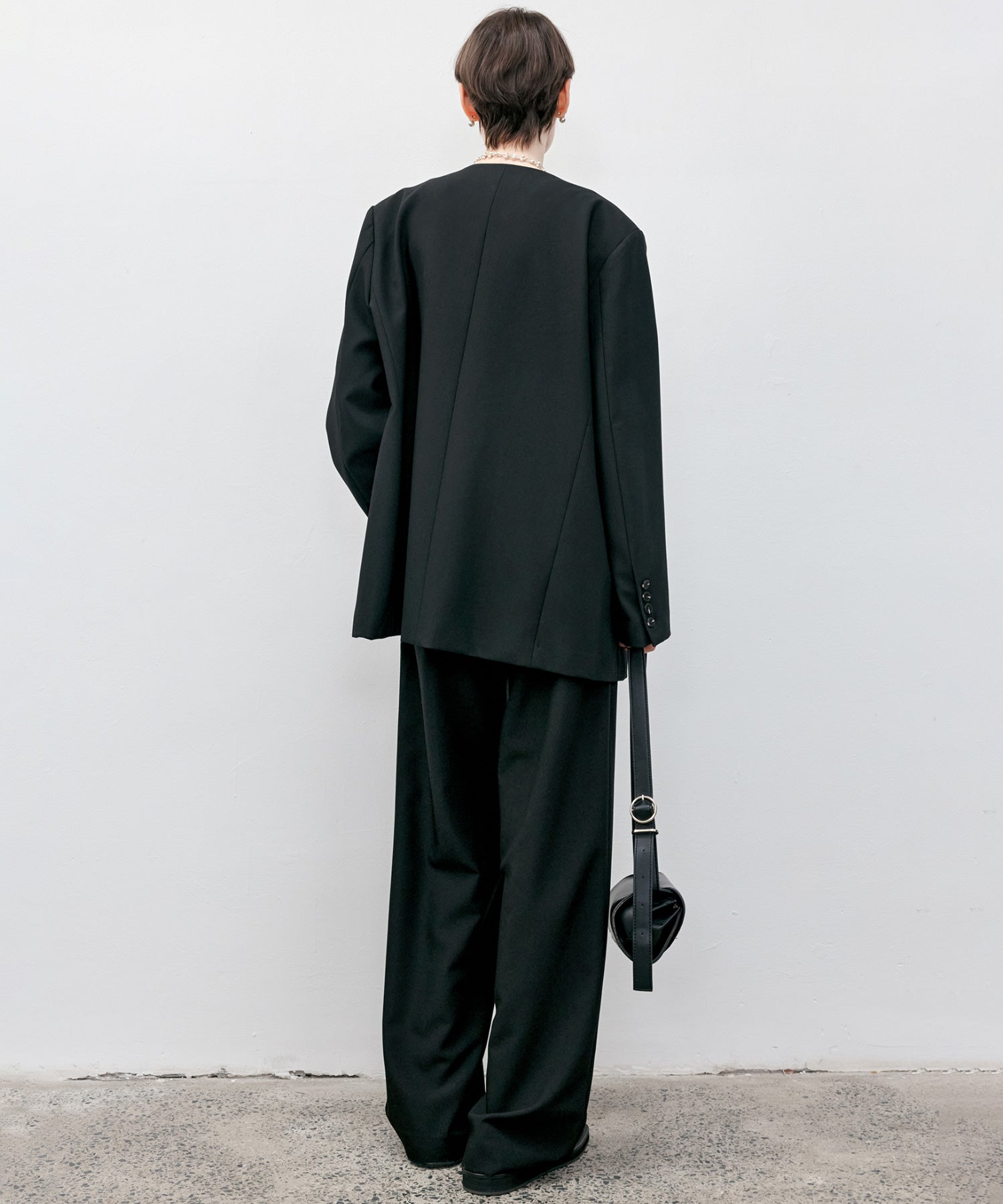 Essential Collarless Jacket