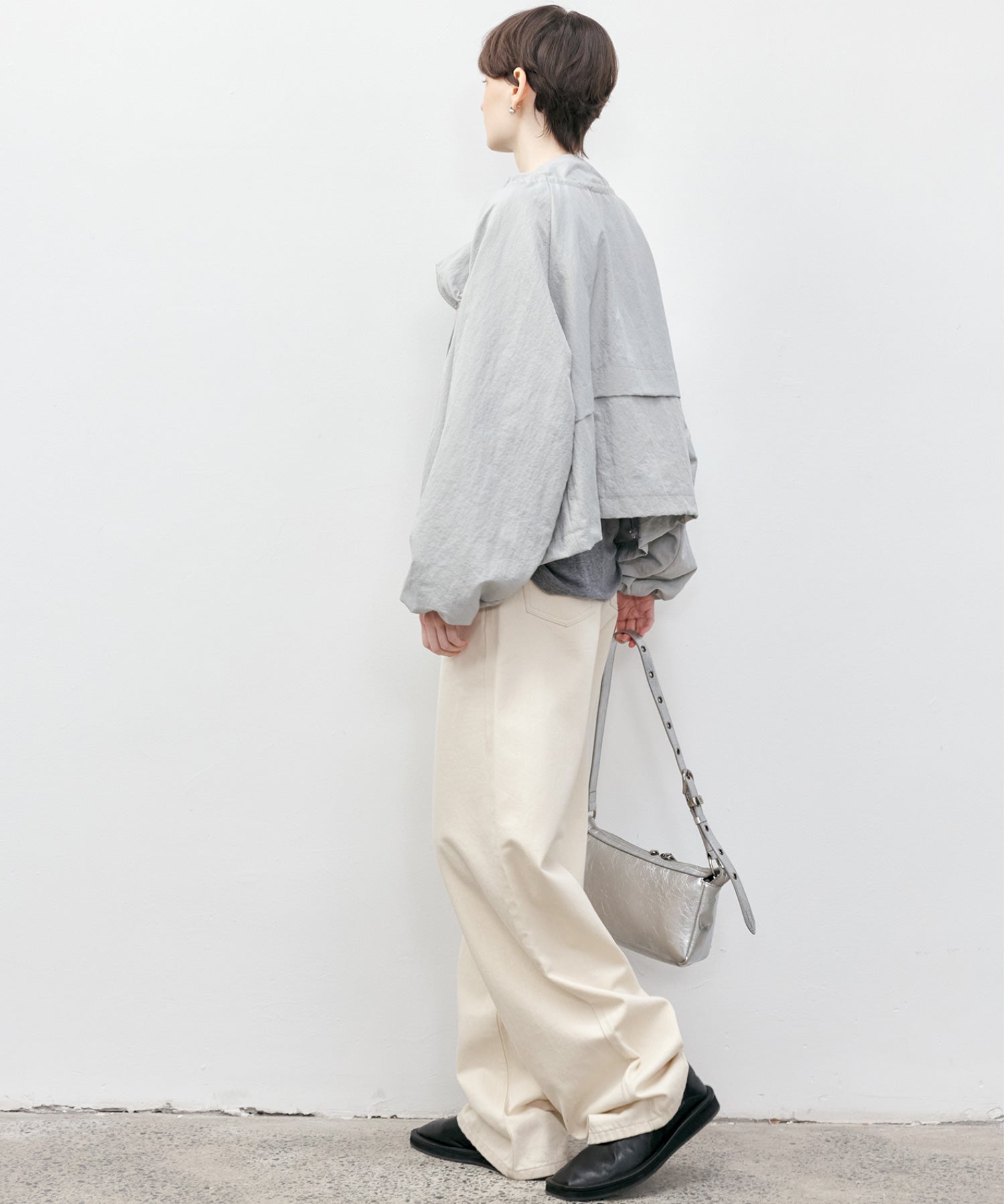 Basic Straight Narrow White Denim