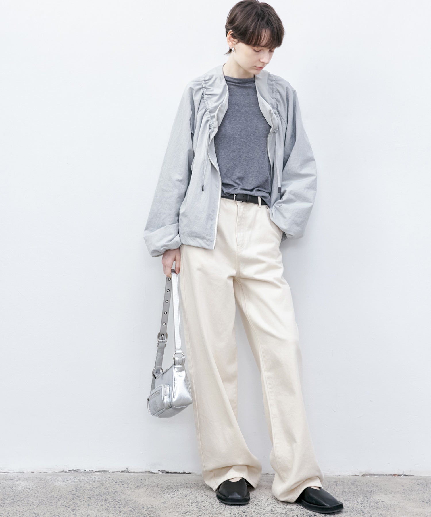 Balloon Collar String Jacket