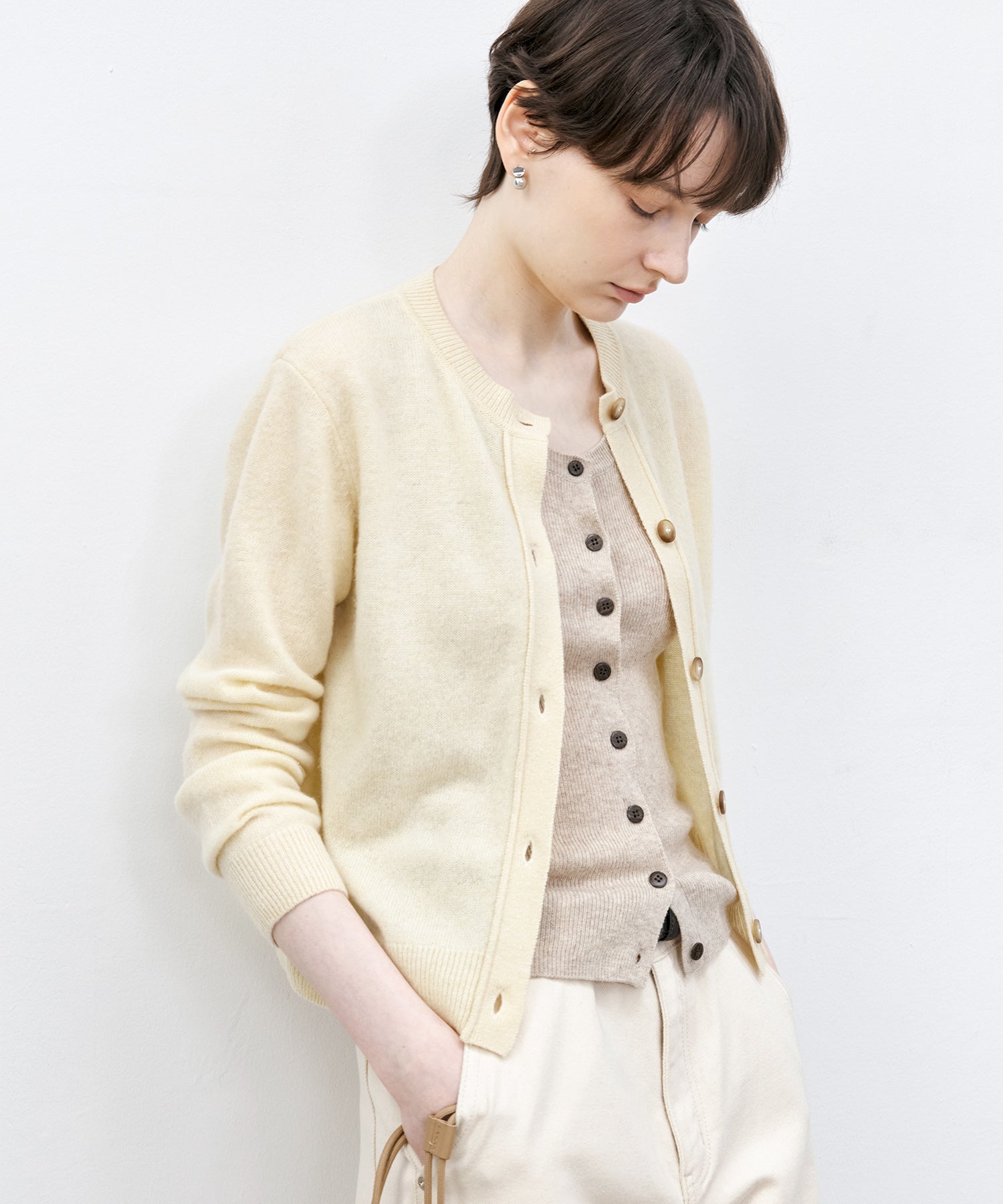 Soft Wool Basic Cardigan