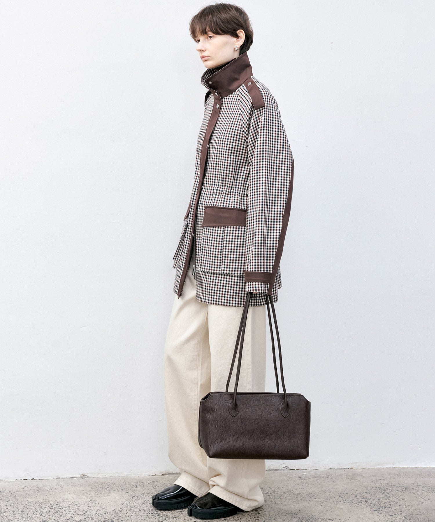 Check Pattern Hunting Jacket